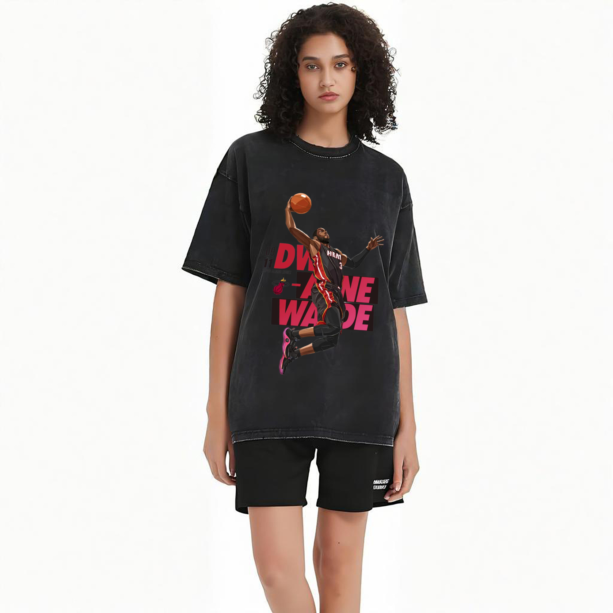 dwyane wade miami heat cartoon dank Art T-shirt​