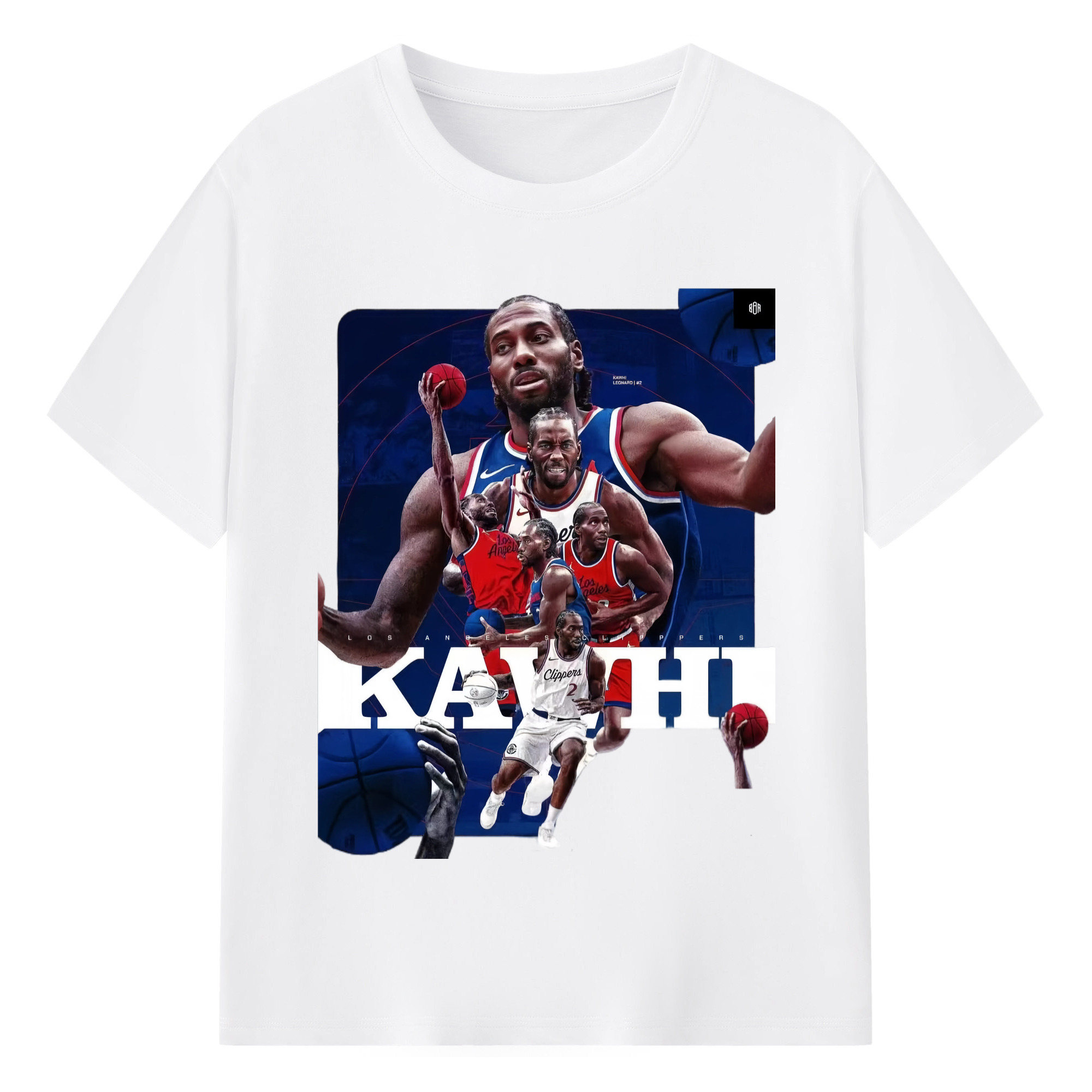 Kawhi Leonard Clippers basketball skillsT‑Shirt - 180g Cotton T-Shirt With Front Heat Transfer Print – Soft, Lightweight, Fitted Design – Comfortable Casual Wear For Sports & Everyday Use