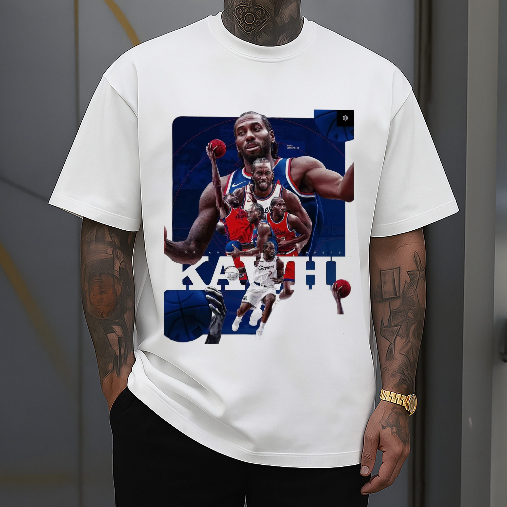 Kawhi Leonard Clippers basketball skillsT‑Shirt