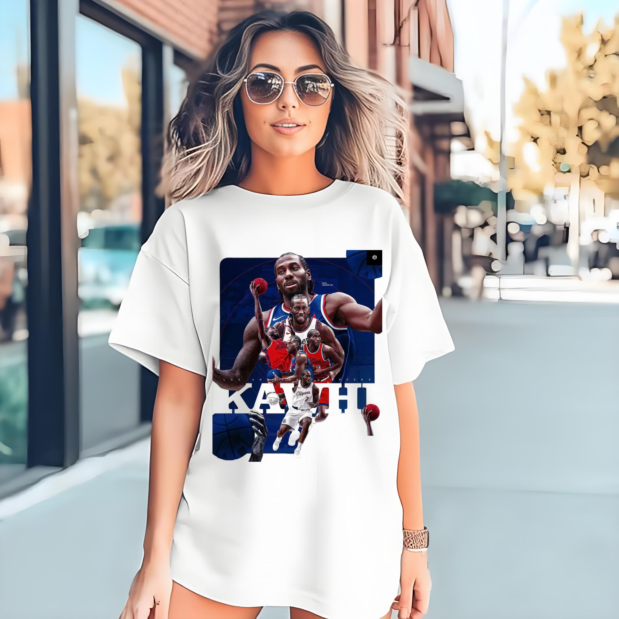 Kawhi Leonard Clippers basketball skillsT‑Shirt