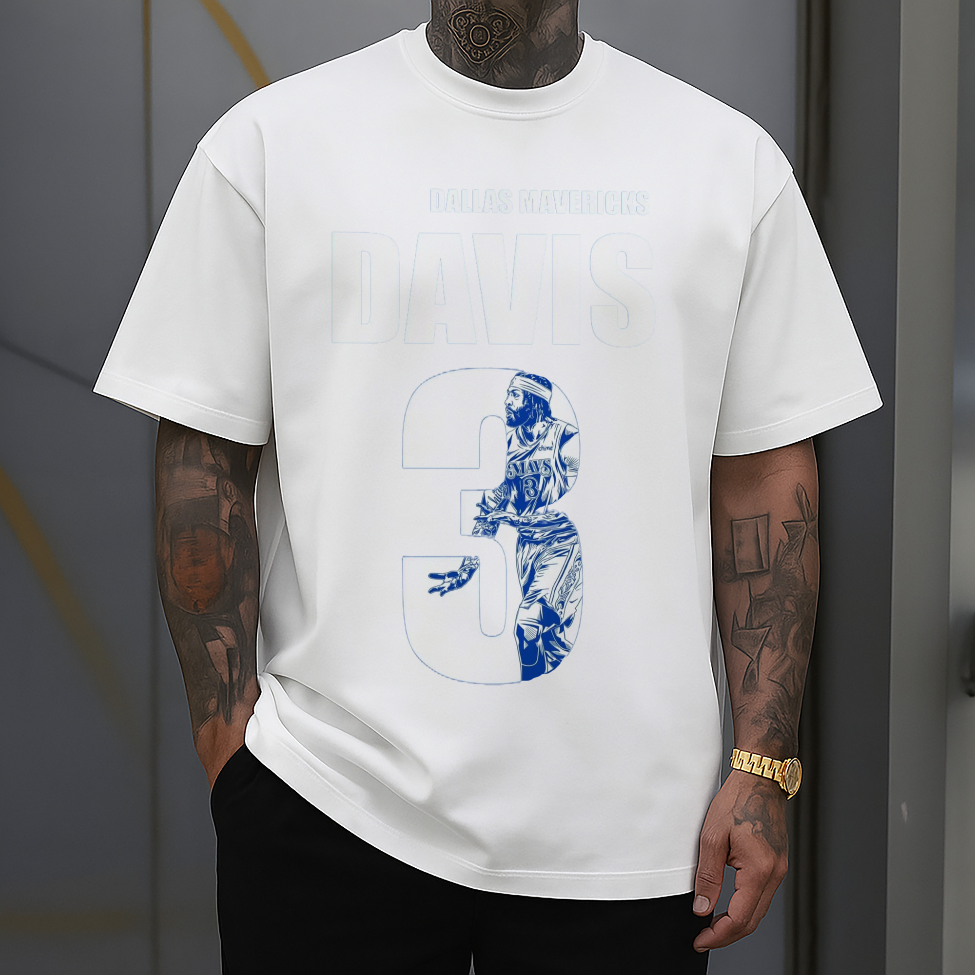 Davis in Dallas #3 Digital character printing Art T-Shirt