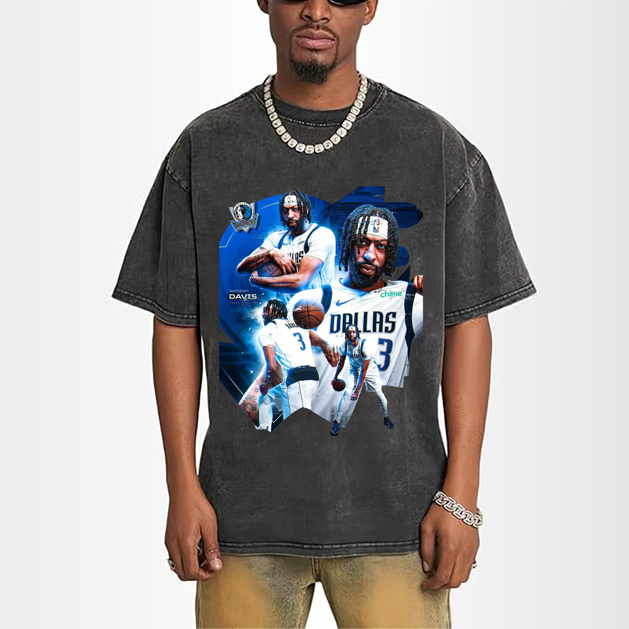 Anthony Davis Mavericks Makeup photo T-shirt