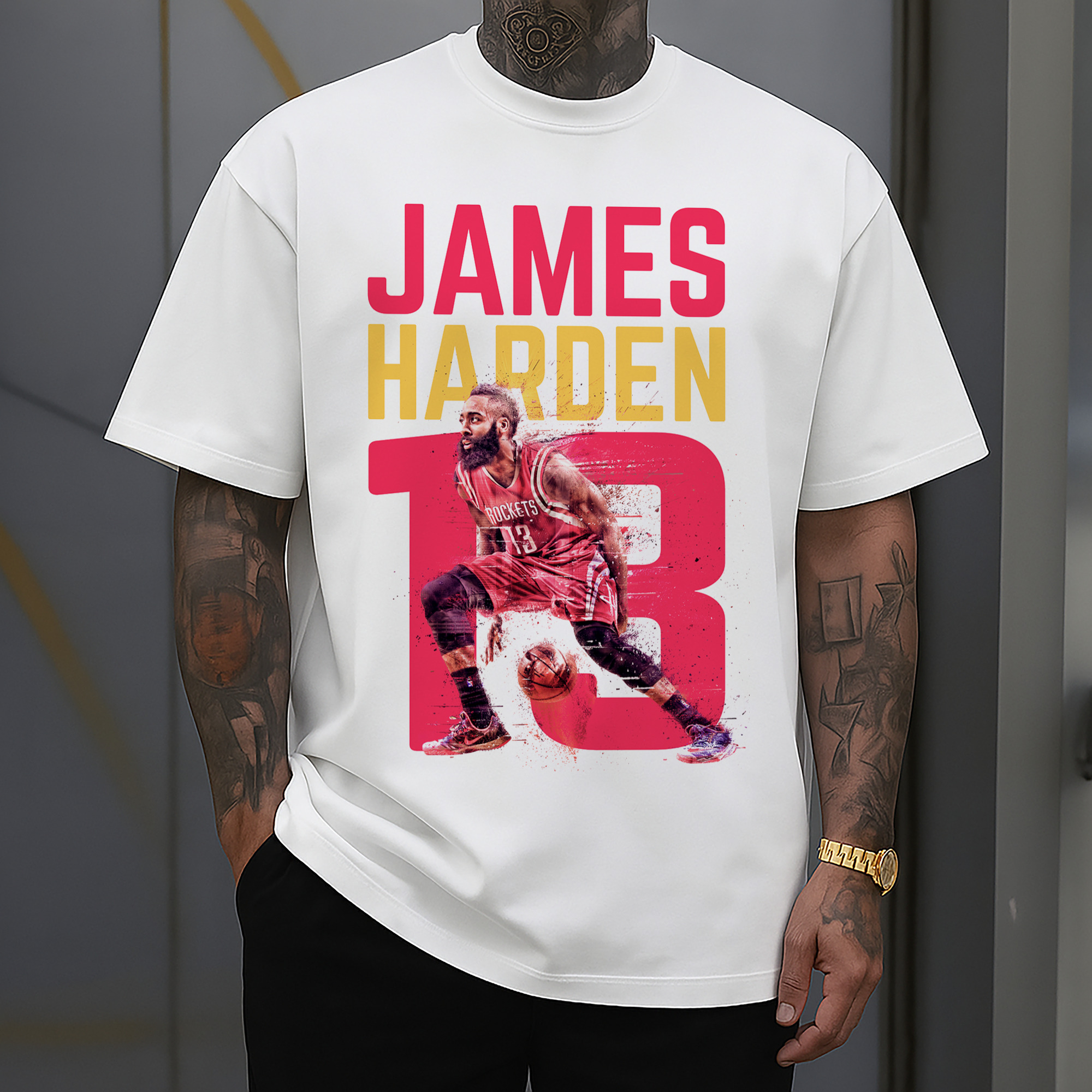 James Harden #13 Behind-the-back dribble T‑shirt