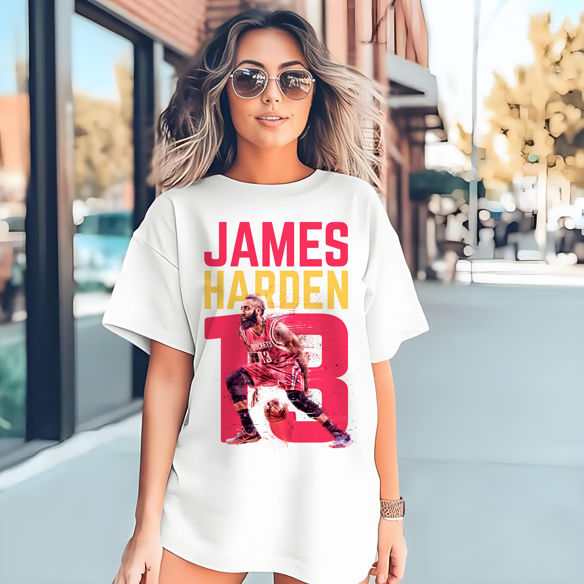 James Harden #13 Behind-the-back dribble T‑shirt