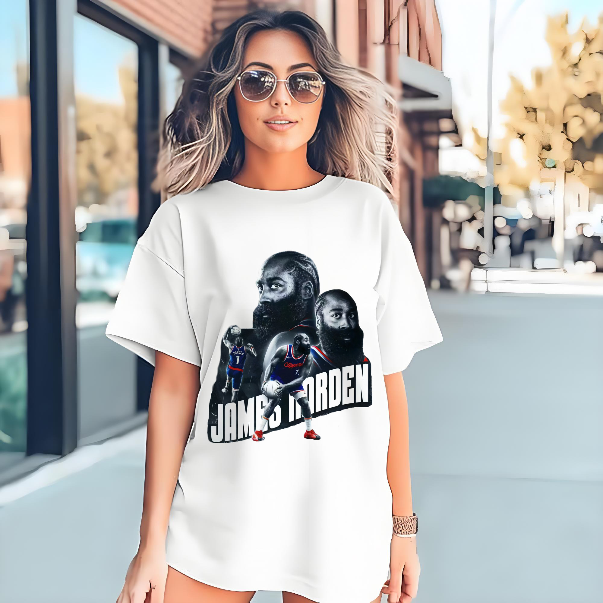 James Harden Clippers Clippers T‑shirt