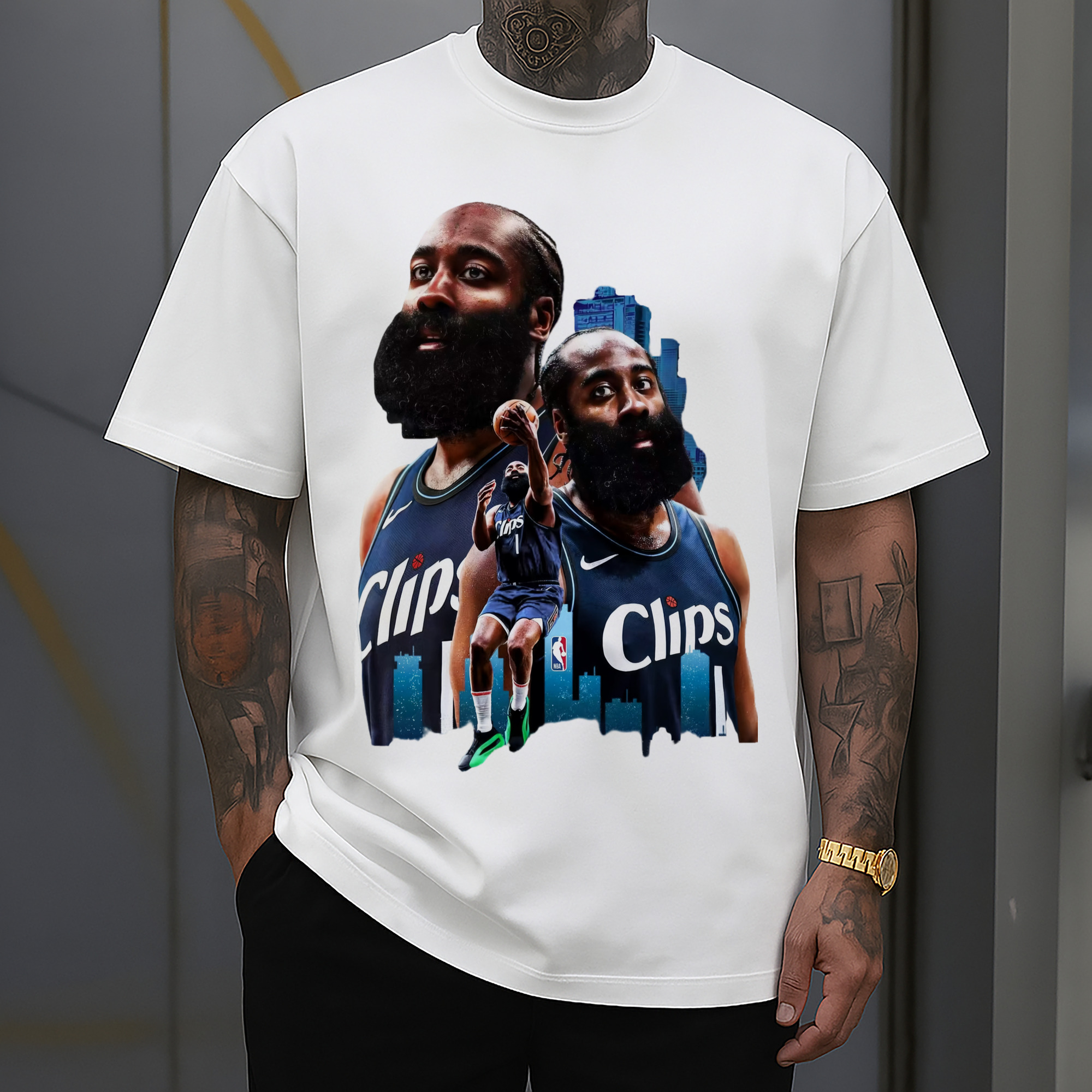 James Harden #1 Clippers City EditionT‑shirt