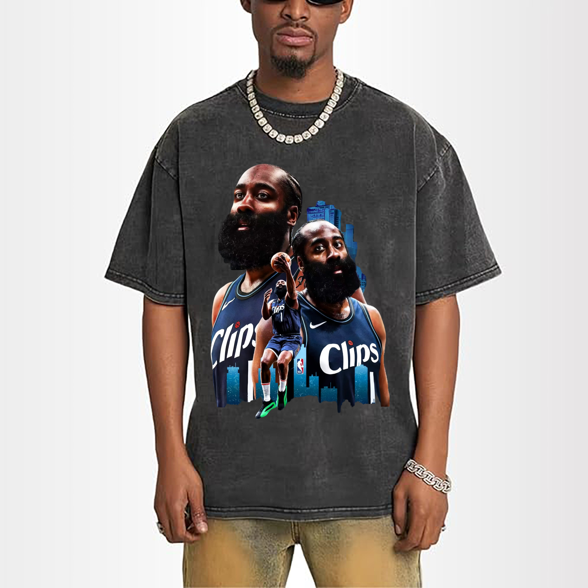 James Harden #1 Clippers City EditionT‑shirt