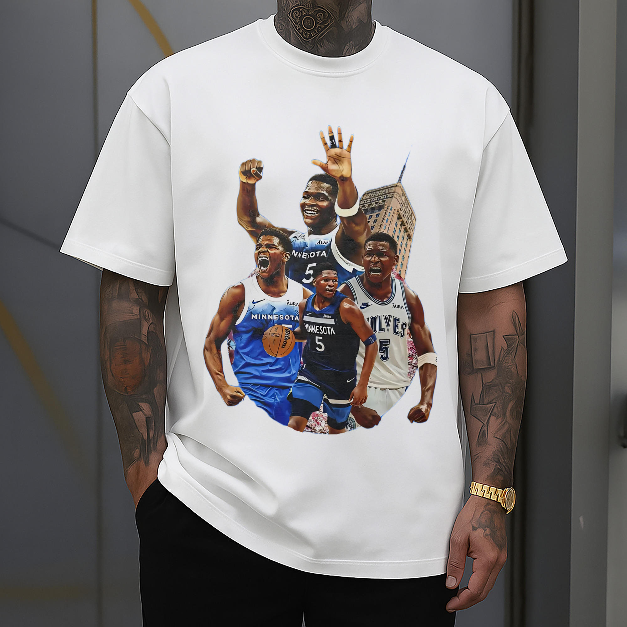 Anthony Edwards #5 t-shirt