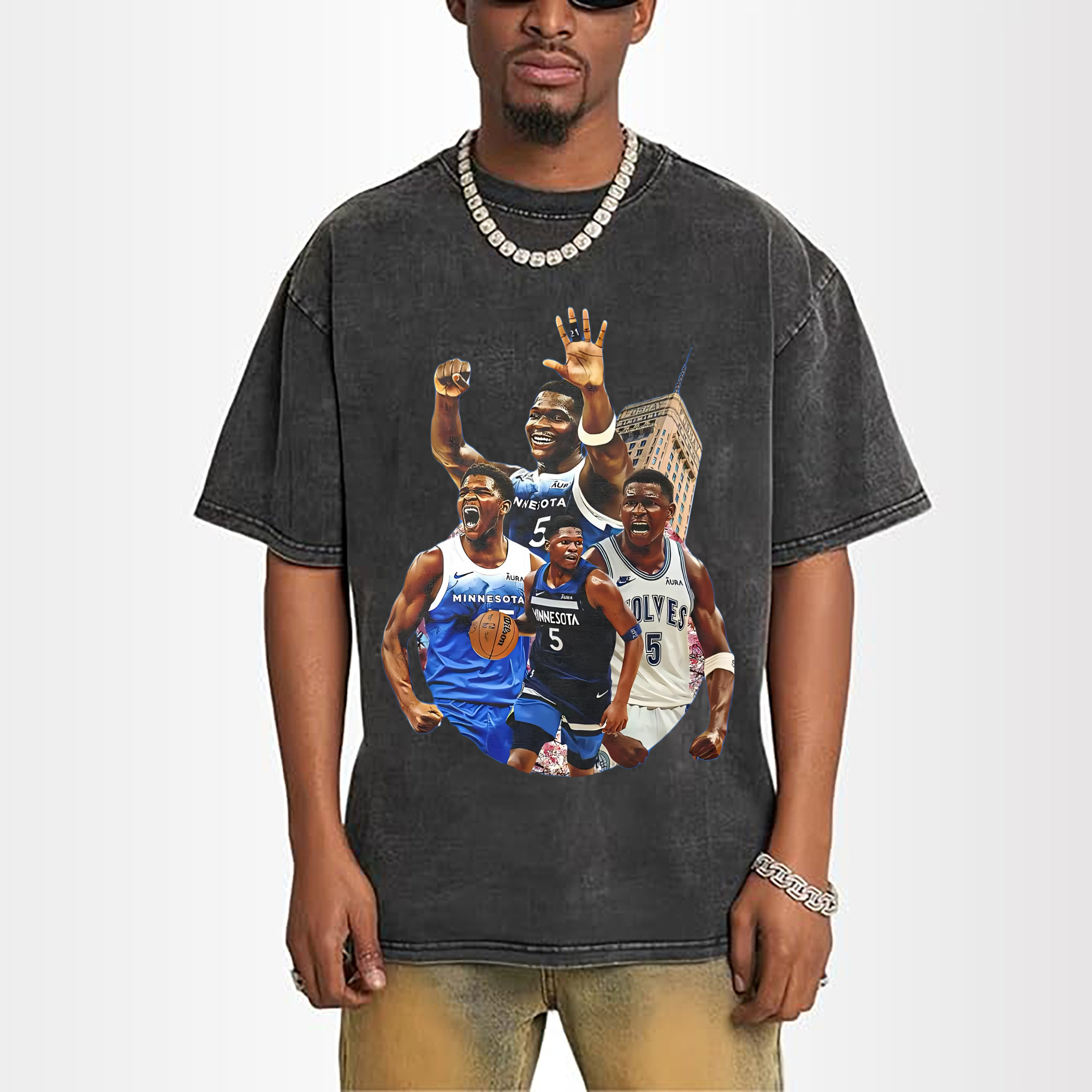 Anthony Edwards #5 t-shirt