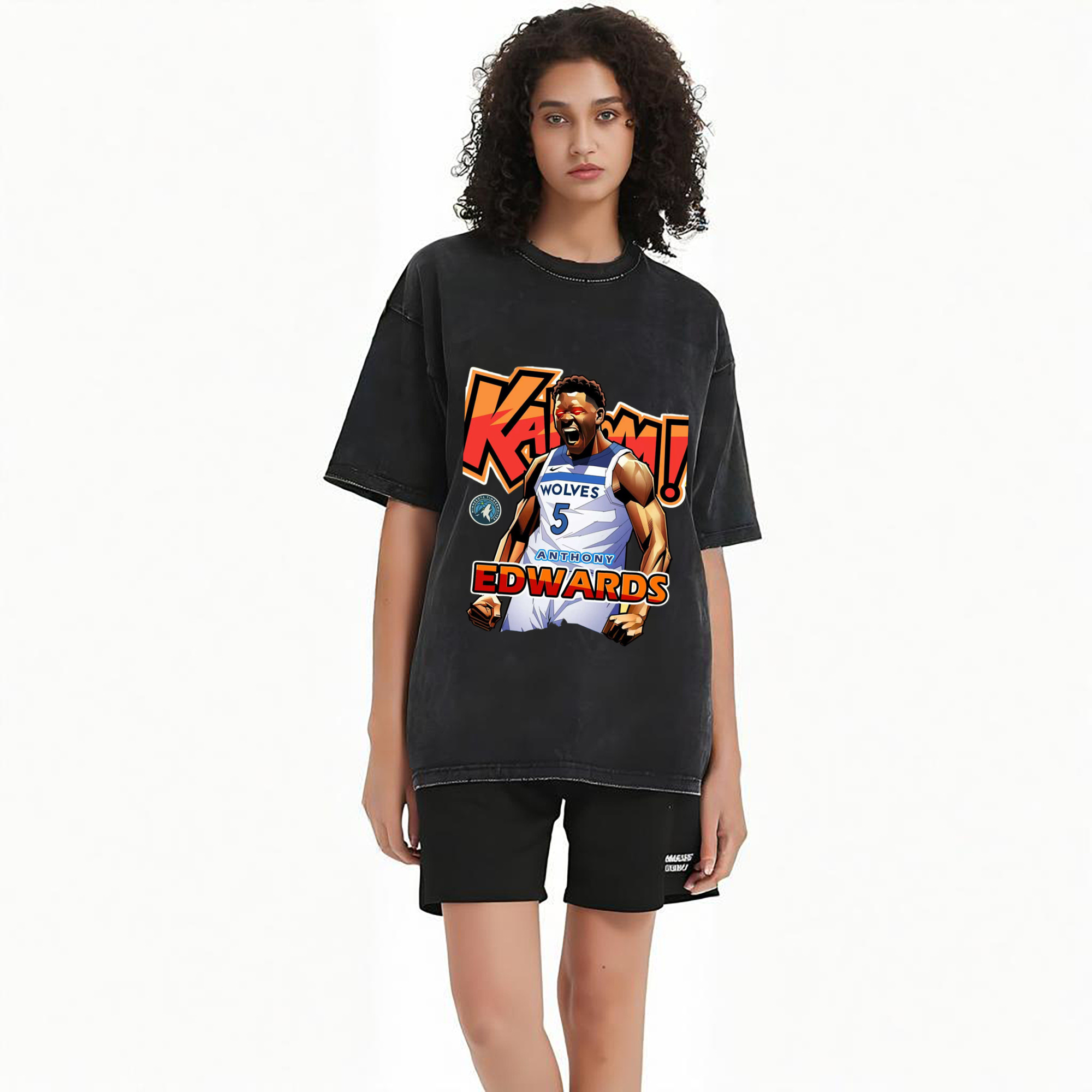 Anthony Edwards roar kaboom t-shirt