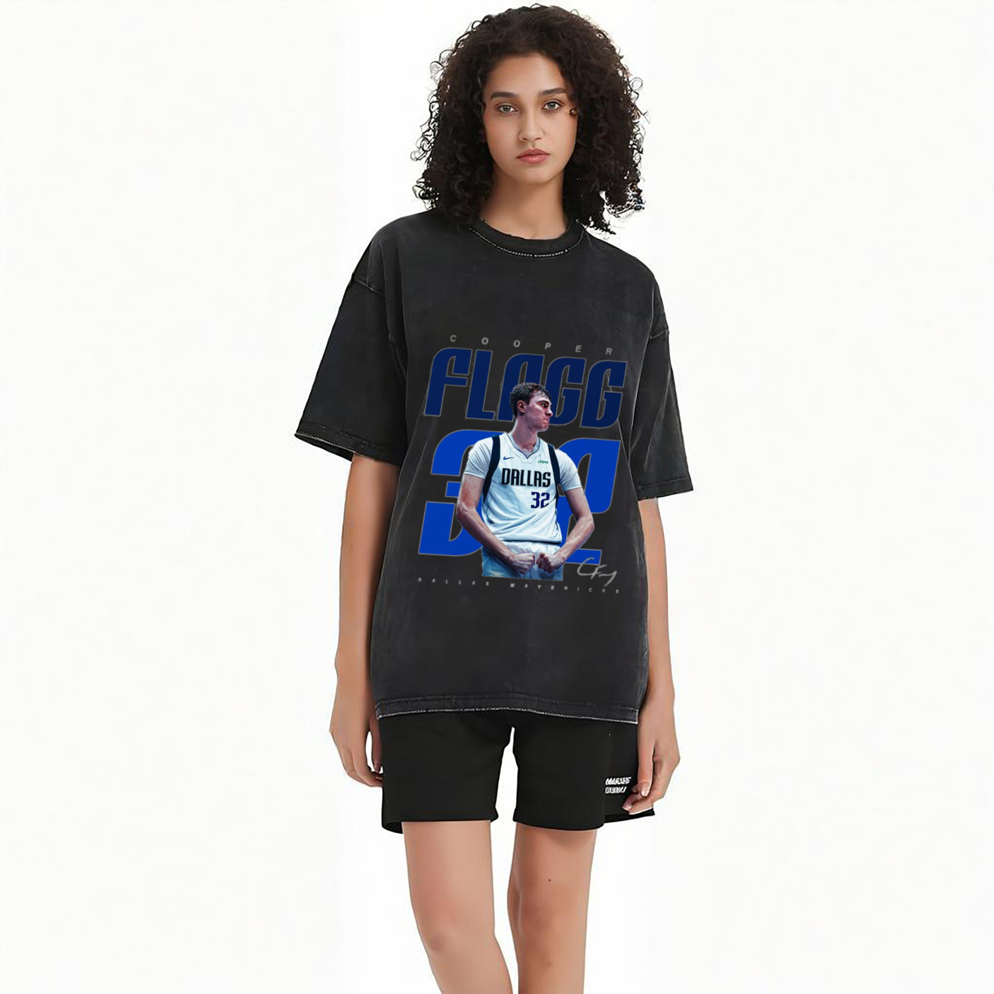 Cooper Flagg Dallas Mavericks Demonstrate strength T-shirt