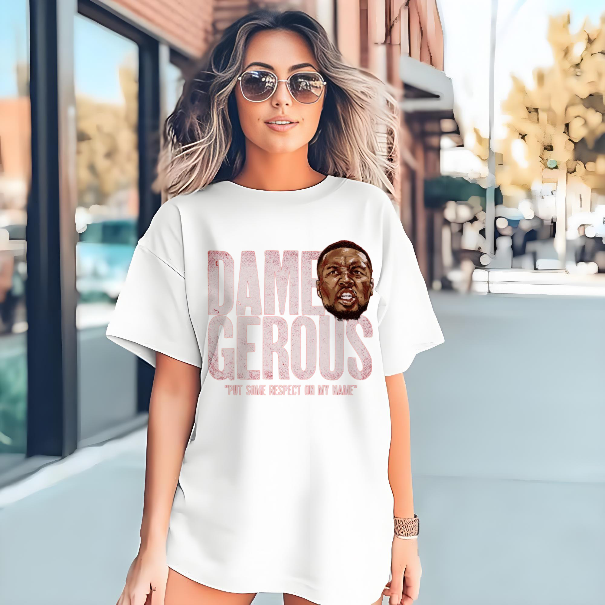 Damian Lillard dame gerous Graphic  T-shirt