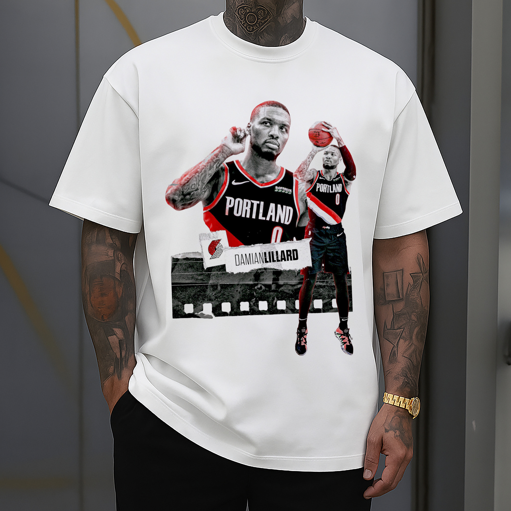 Blazers Damian Lillard  T-shirt