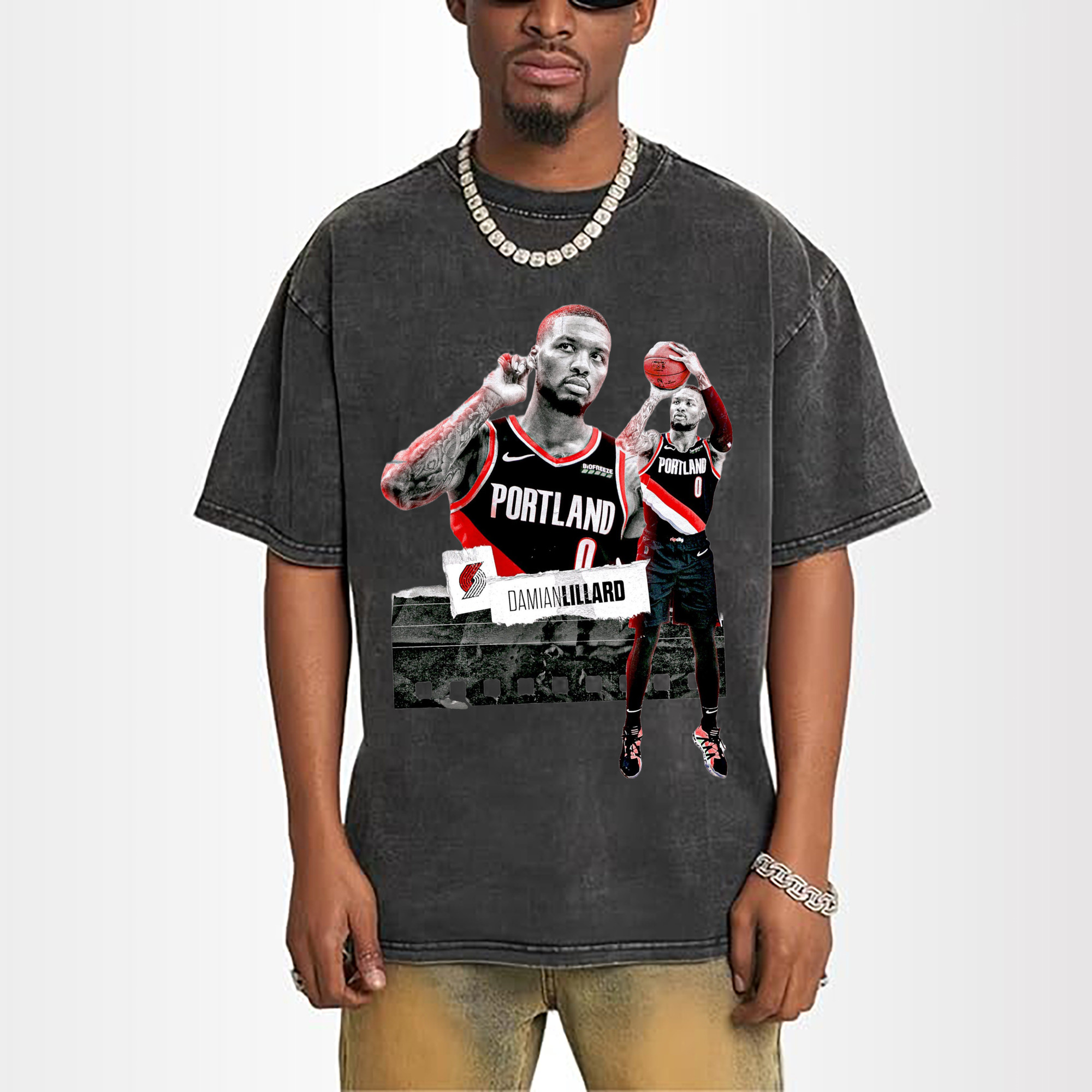 Blazers Damian Lillard  T-shirt