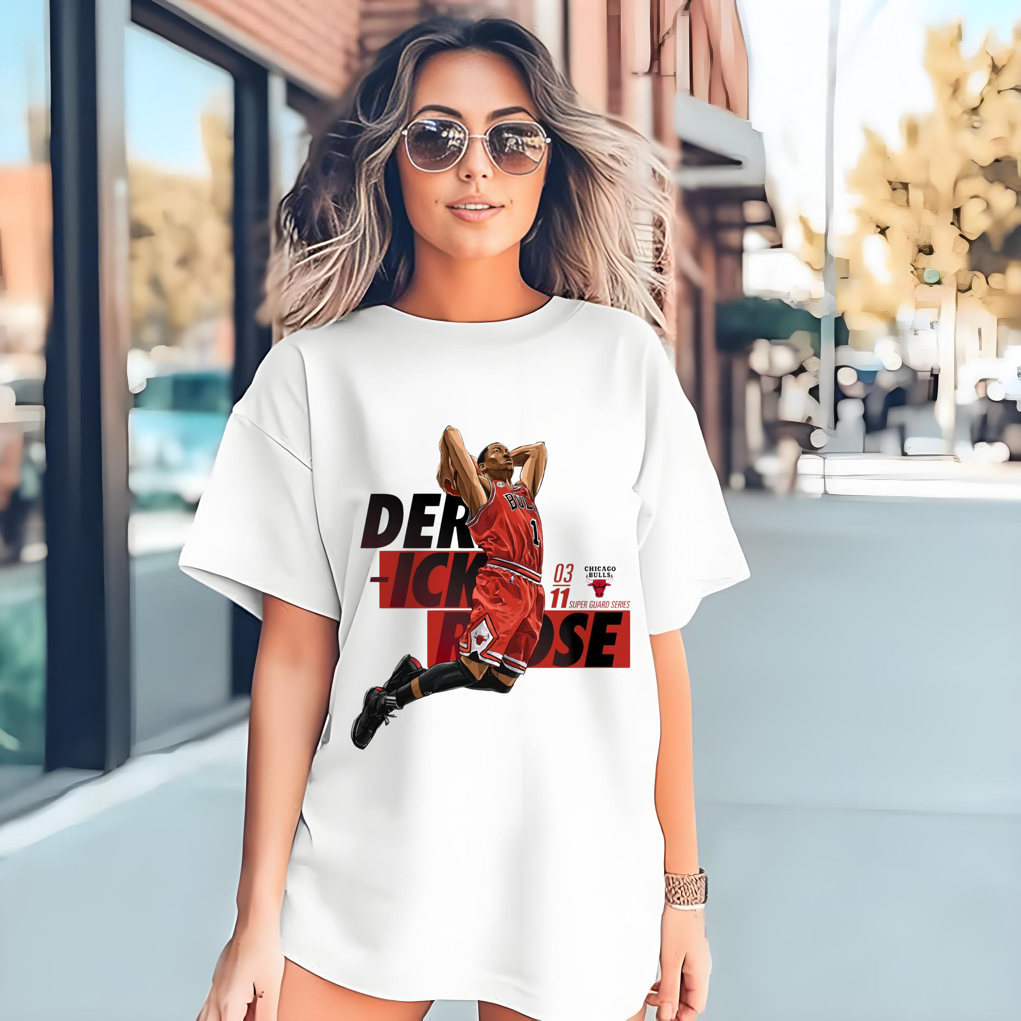 Chicago Bulls Derrick Rose dank T-shirt