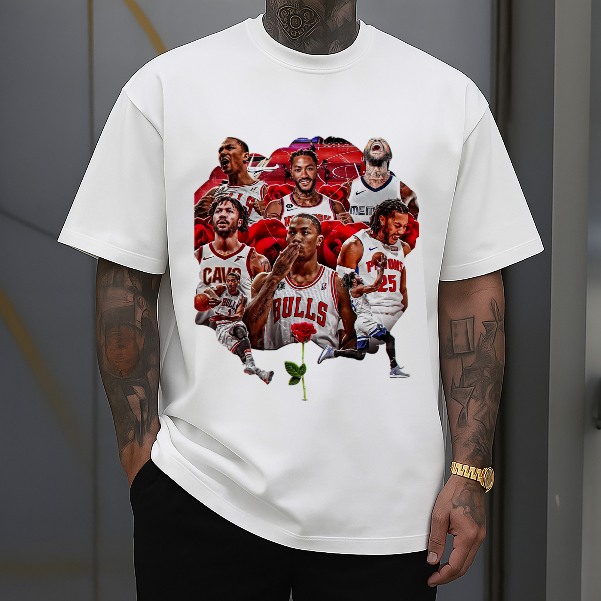 Derrick Rose #1 T-shirt