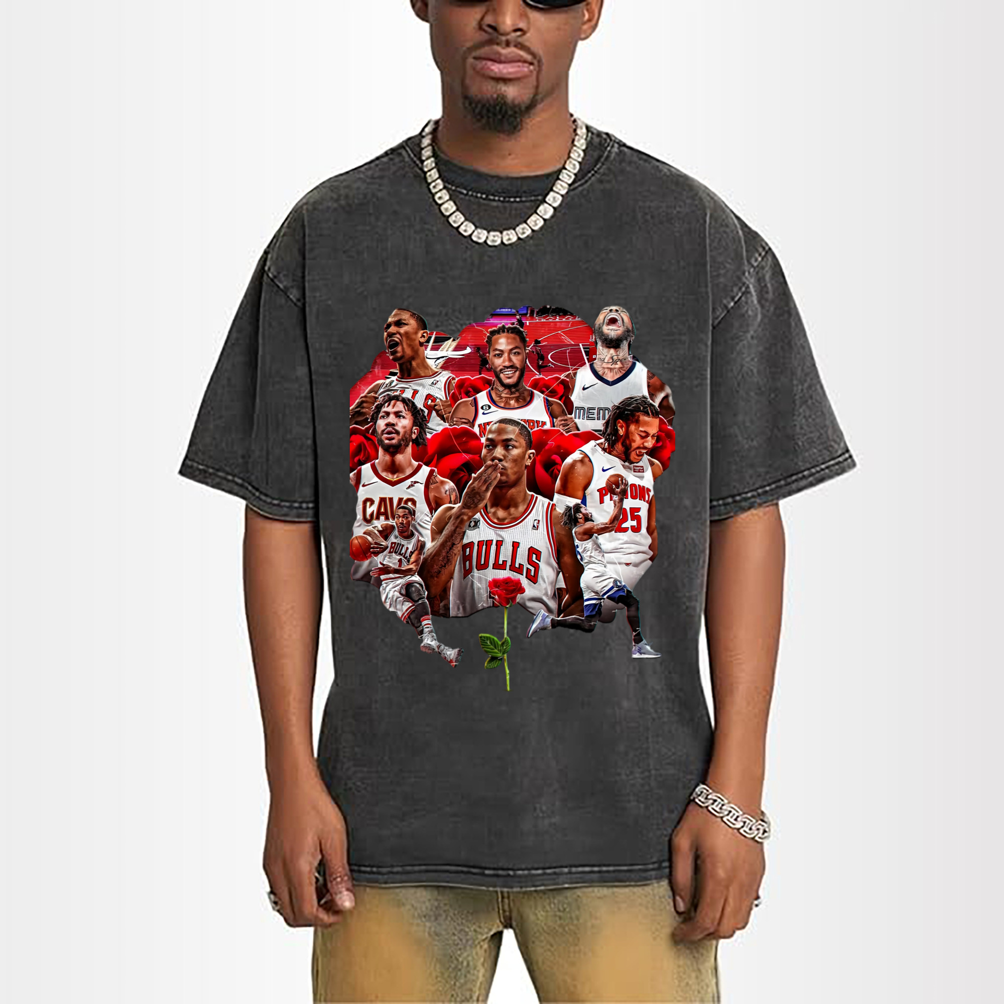 Derrick Rose #1 T-shirt