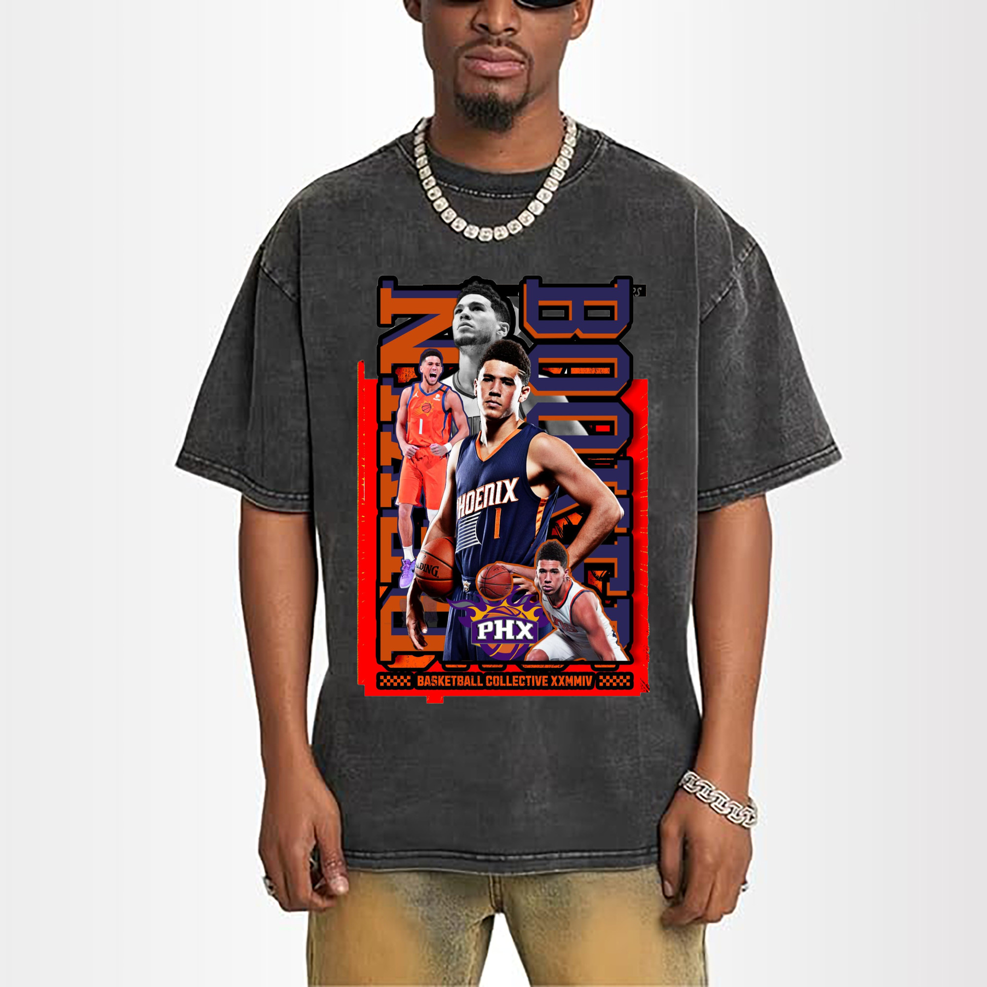 Devin Booker magazine cover graphic T‑Shirt
