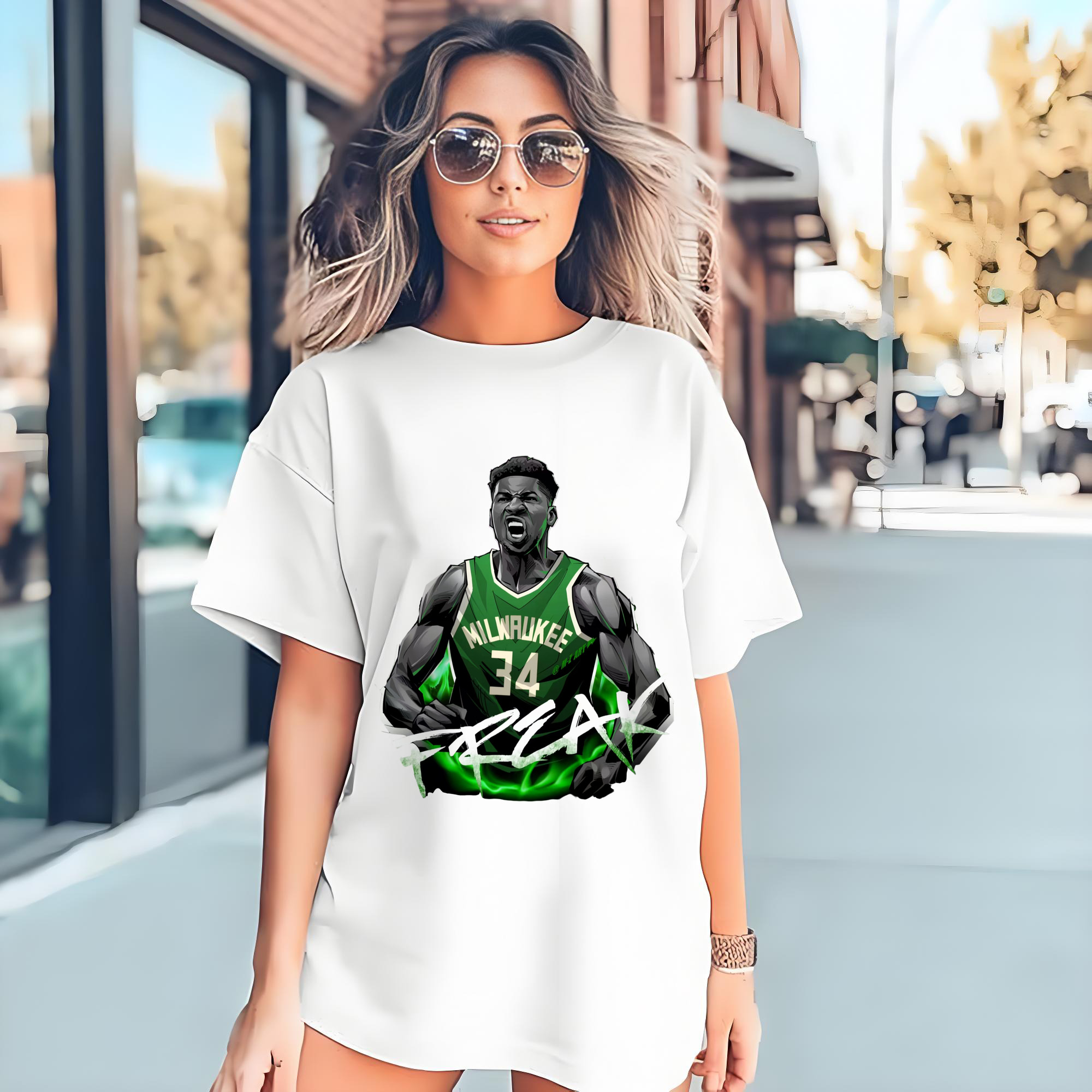 Giannis Antetokounmpo #34 T-shirt