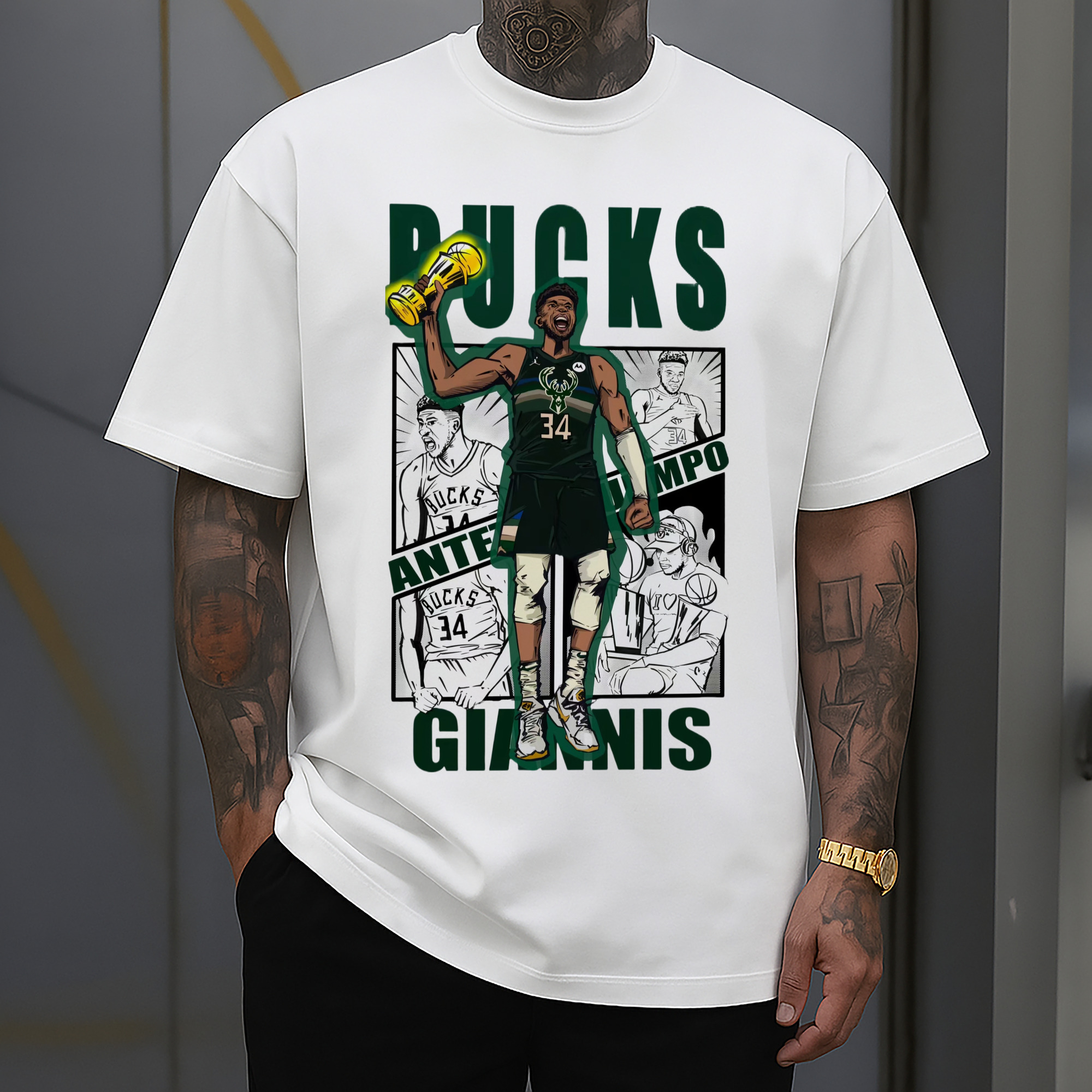 Giannis Antetokounmpo Bucks Finals FMVP T-shirt