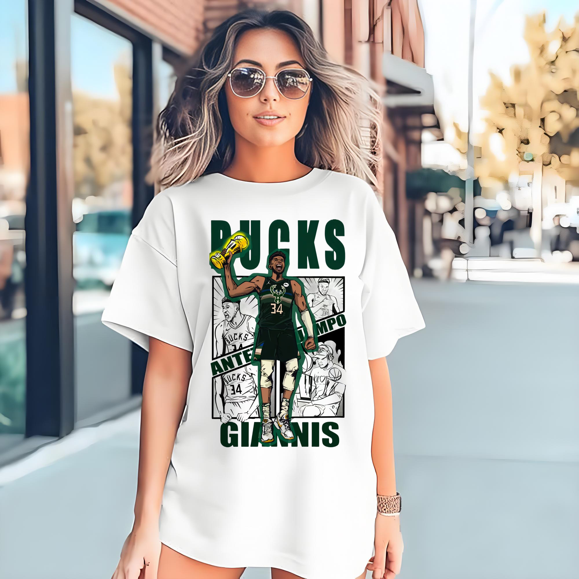 Giannis Antetokounmpo Bucks Finals FMVP T-shirt