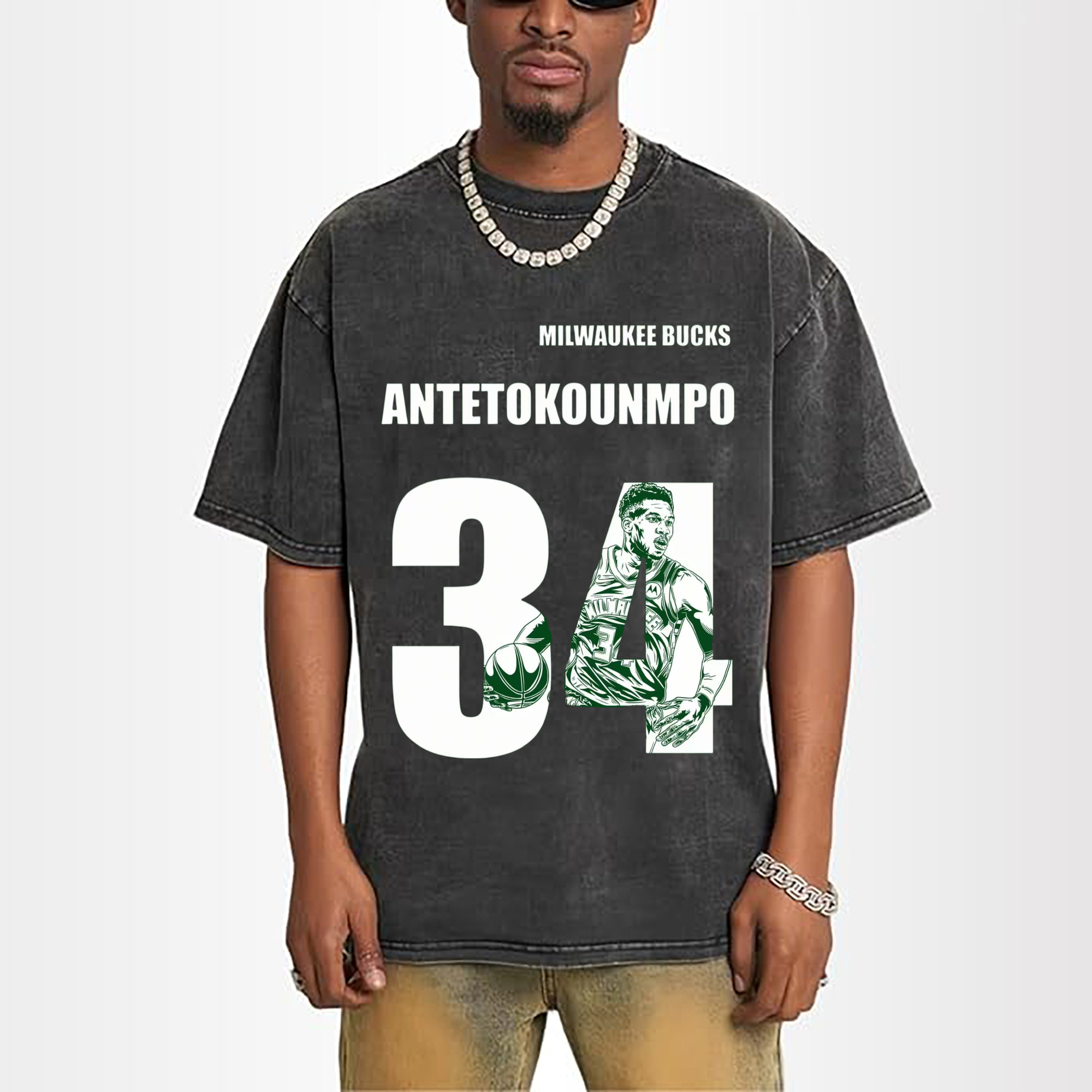 Giannis Antetokounmpo #34 Graphic T-shirt