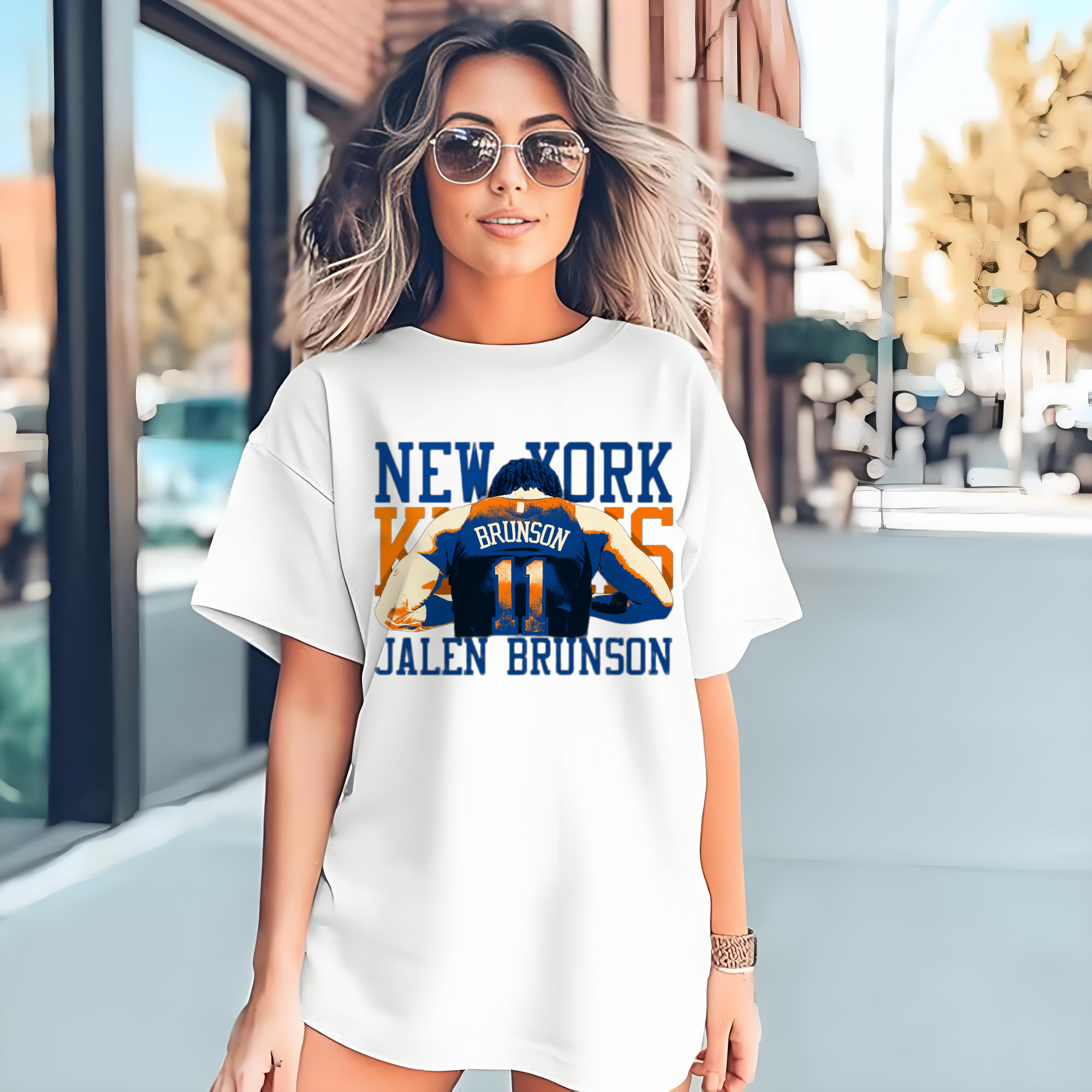 Jalen Brunson Knicks #11 Graphic Shirt