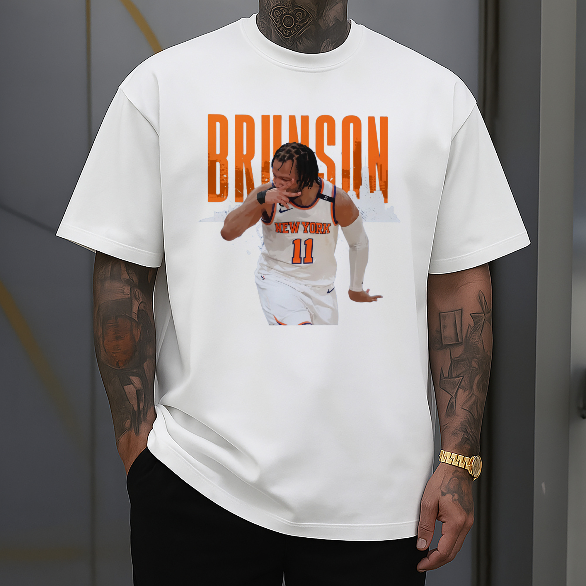 Jalen Brunson Three Point Celebration t-Shirt