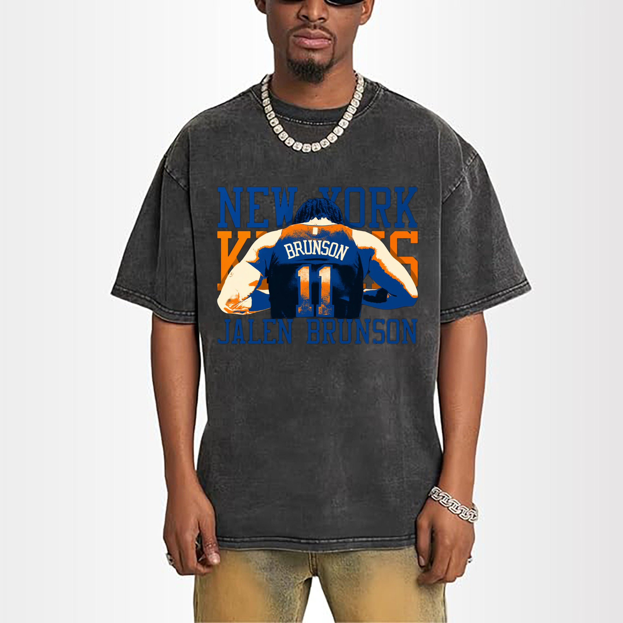 Jalen Brunson Knicks #11 Graphic Shirt