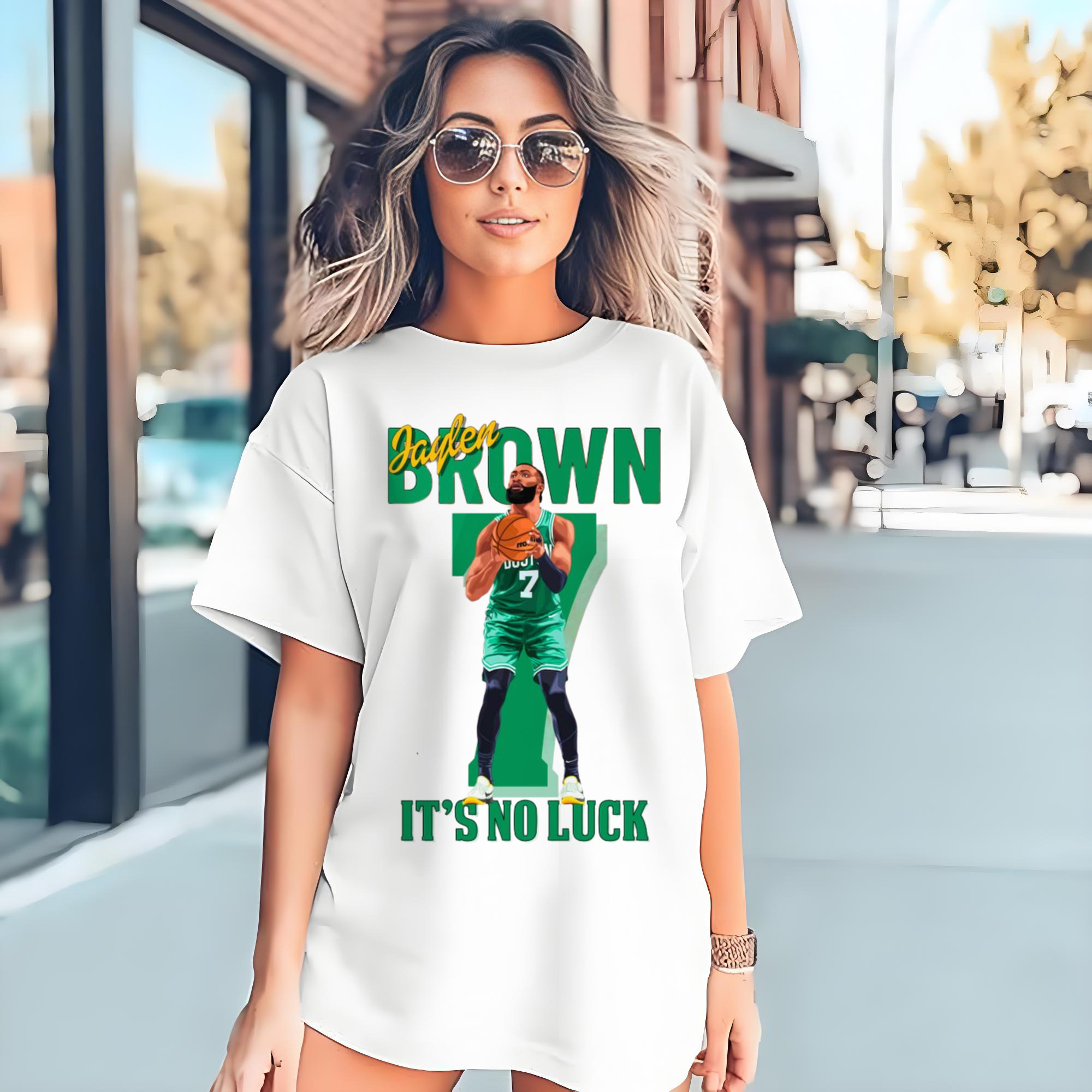 Jaylen Brown #7 Graphic Shirt