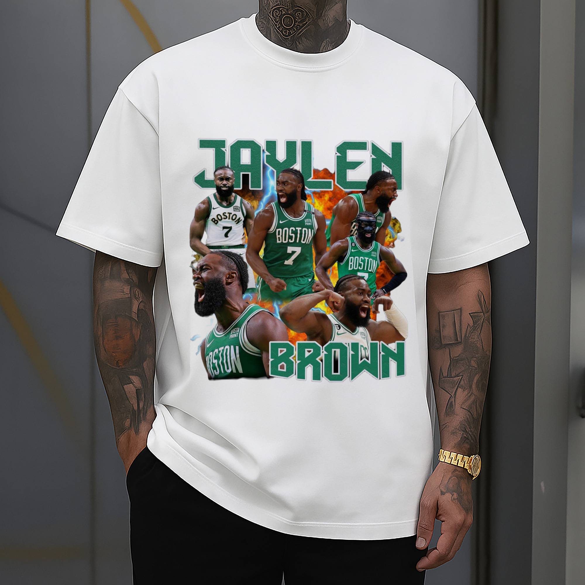 Jaylen Brown #7 vintage T‑Shirt