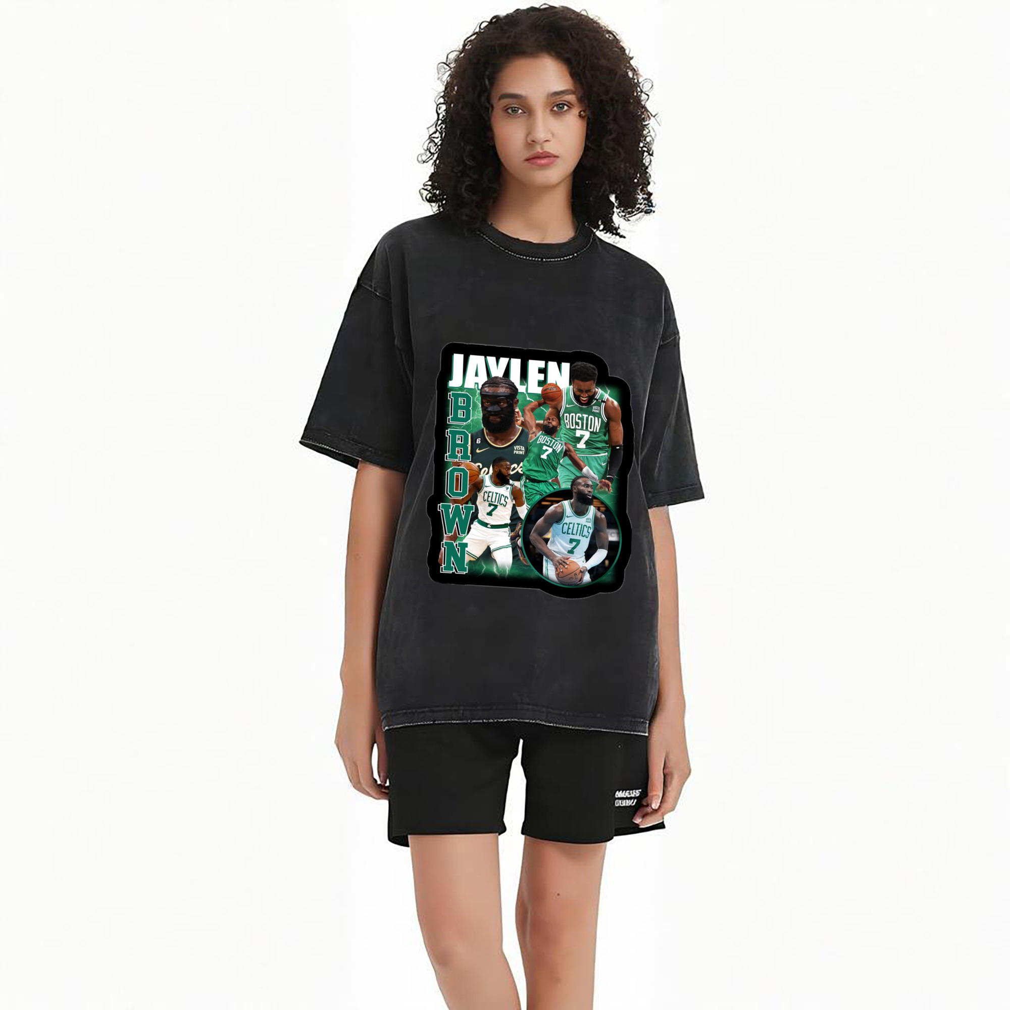Jaylen Brown Collage graphic T‑Shirt