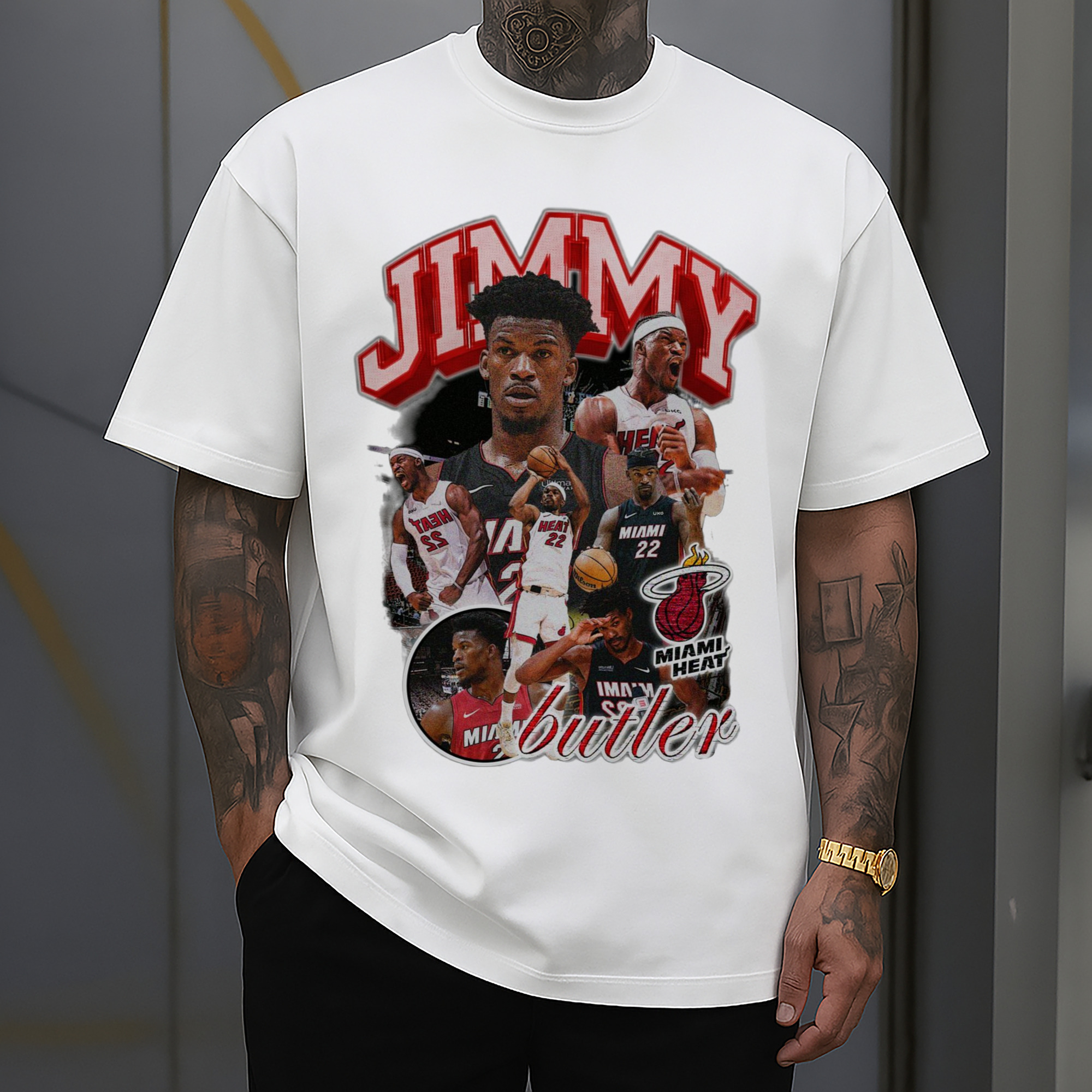 Playoff Jimmy miami heat Retro StyleTee
