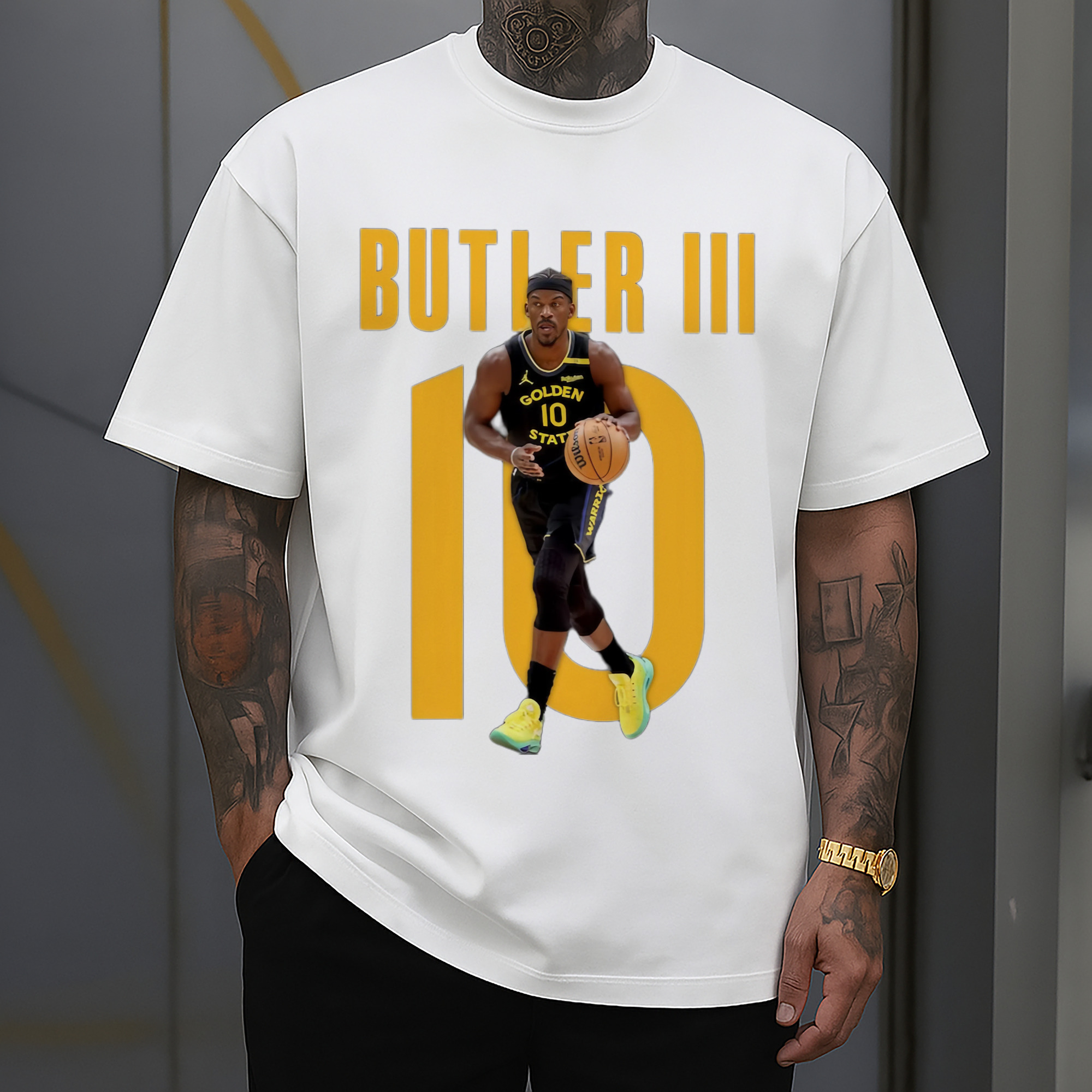 jimmy butler warriors #10 T-shirt
