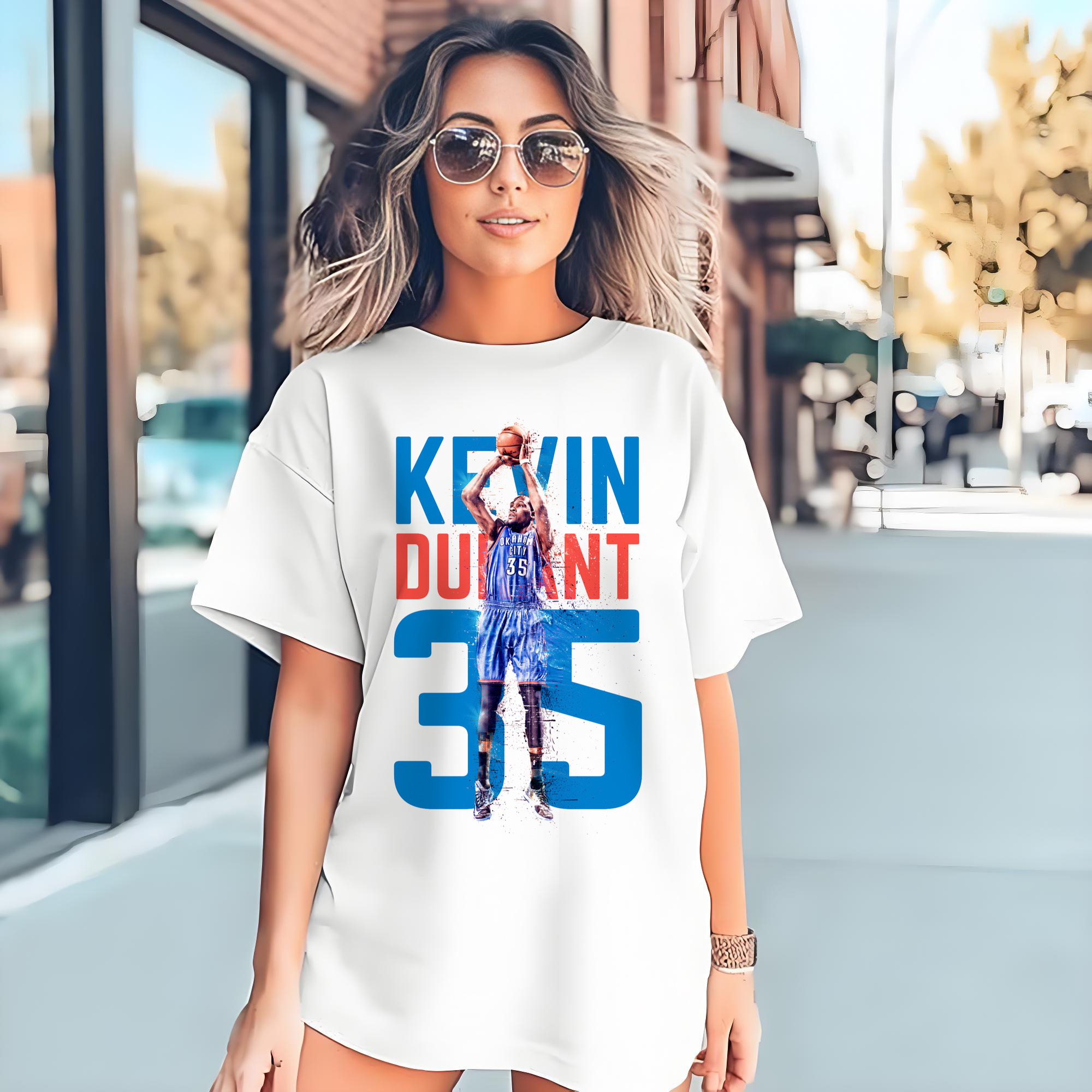 Kevin Durant OKC #35 T‑shirt