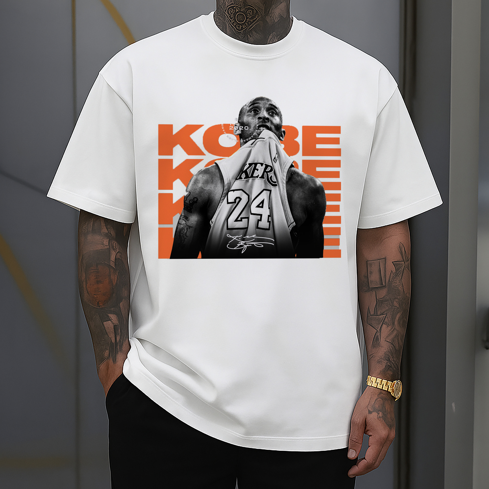 kobe bryant bite the jersey T‑Shirt