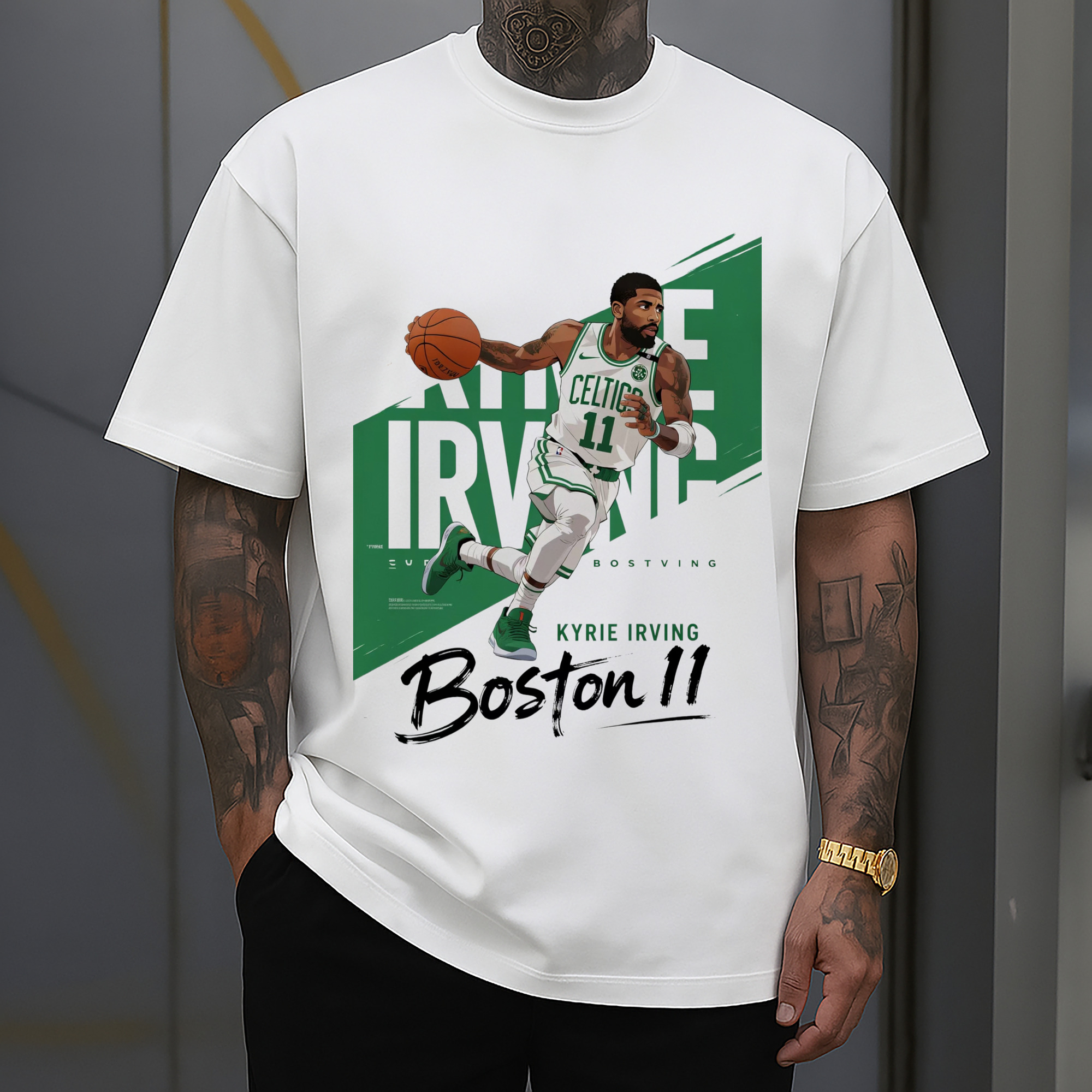 Kyrie Irving celtics #11 T‑shirt