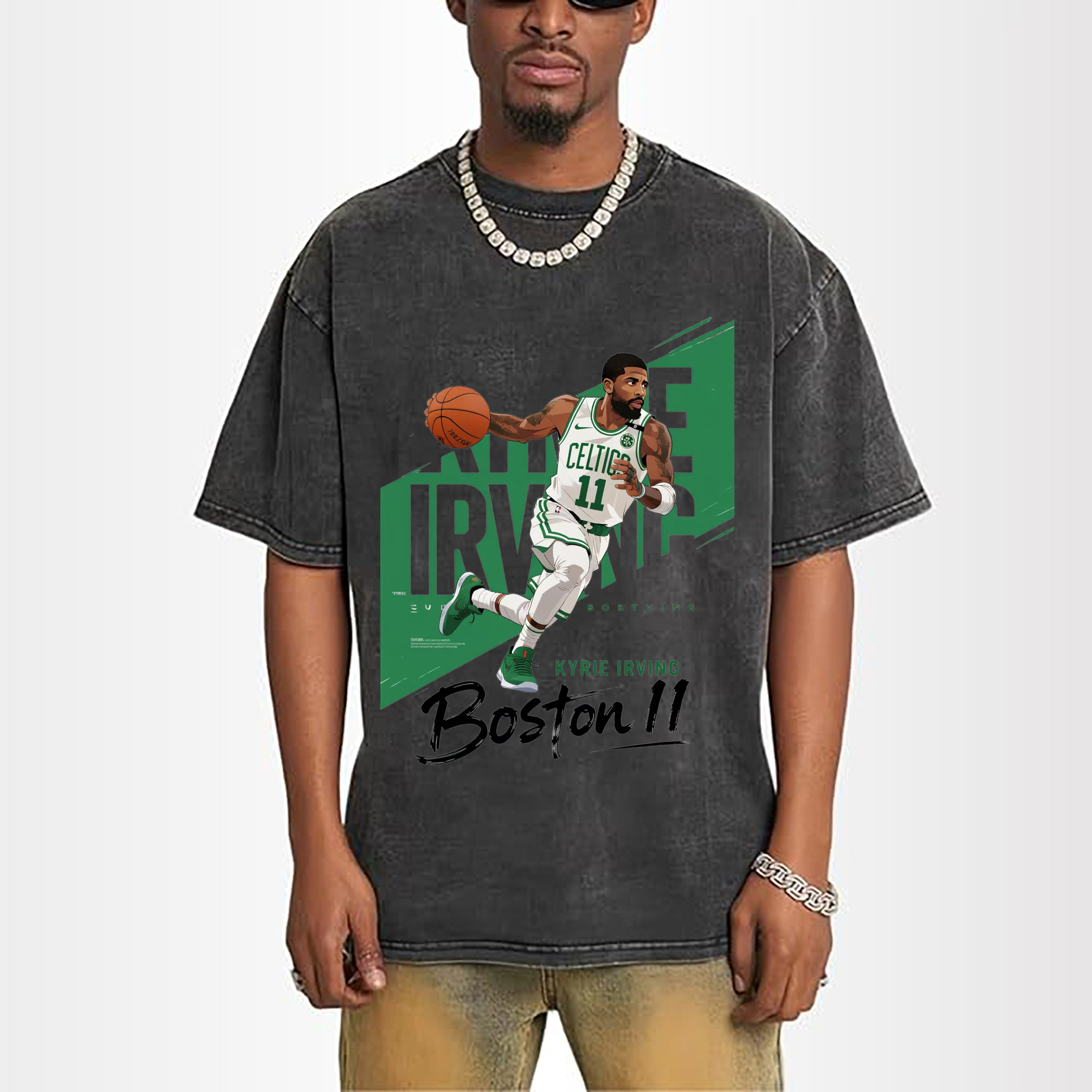 Kyrie Irving celtics #11 T‑shirt