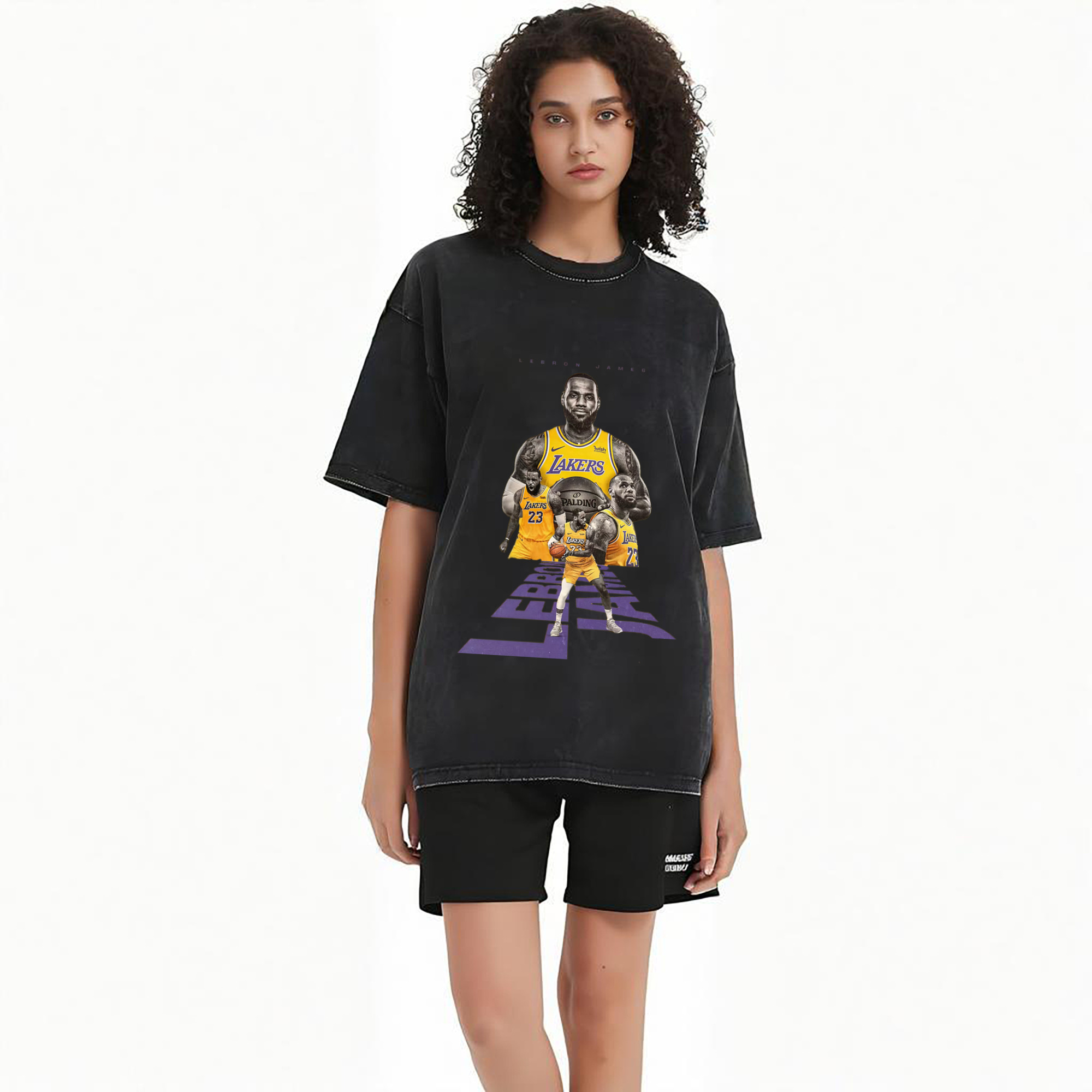 LeBron James Vintage Gold T‑Shirt