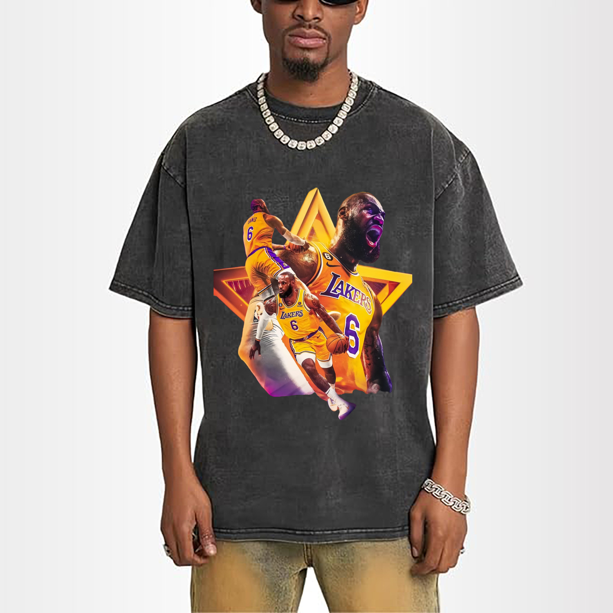 lebron james lakers #6  t-shirt