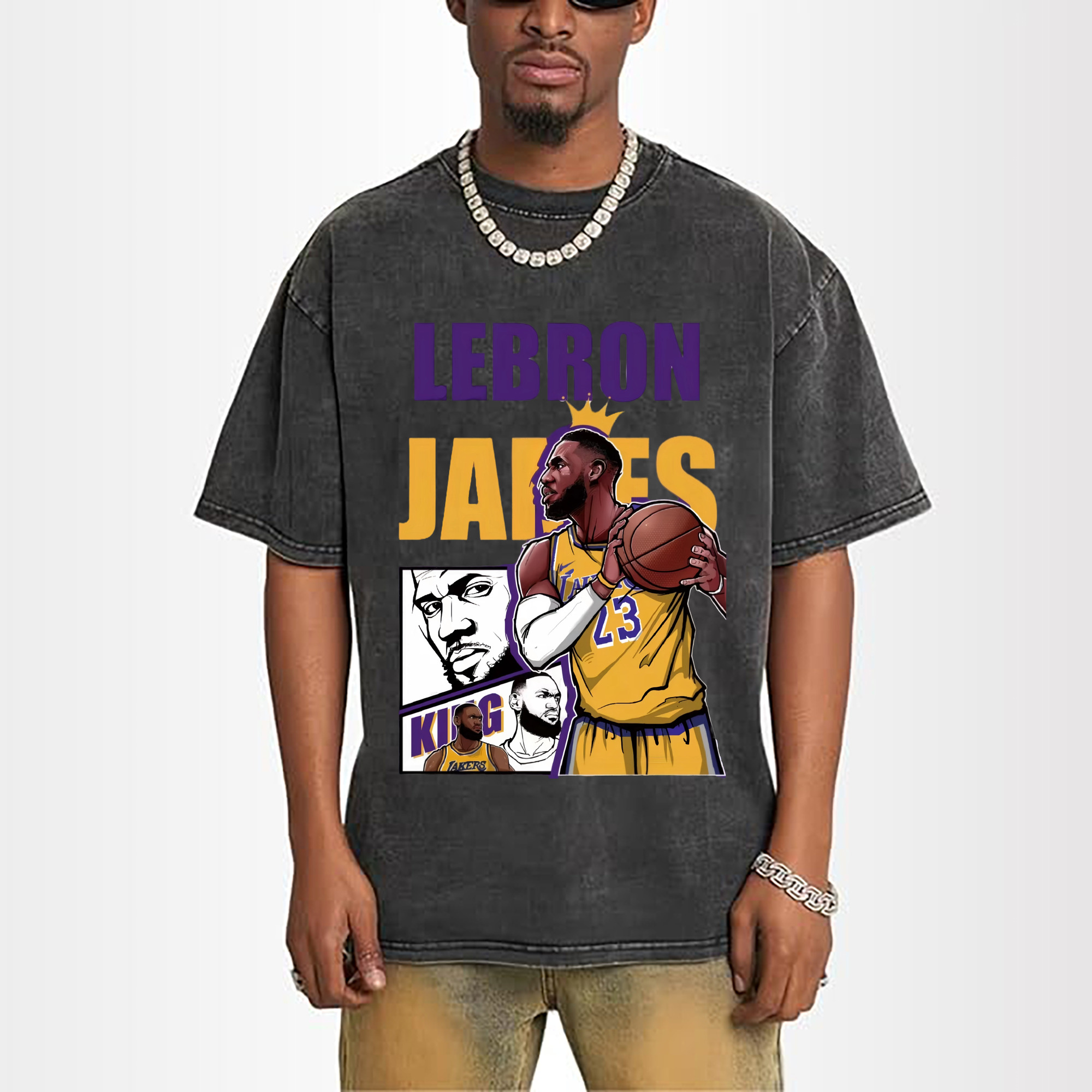 LeBron James king T‑Shirt