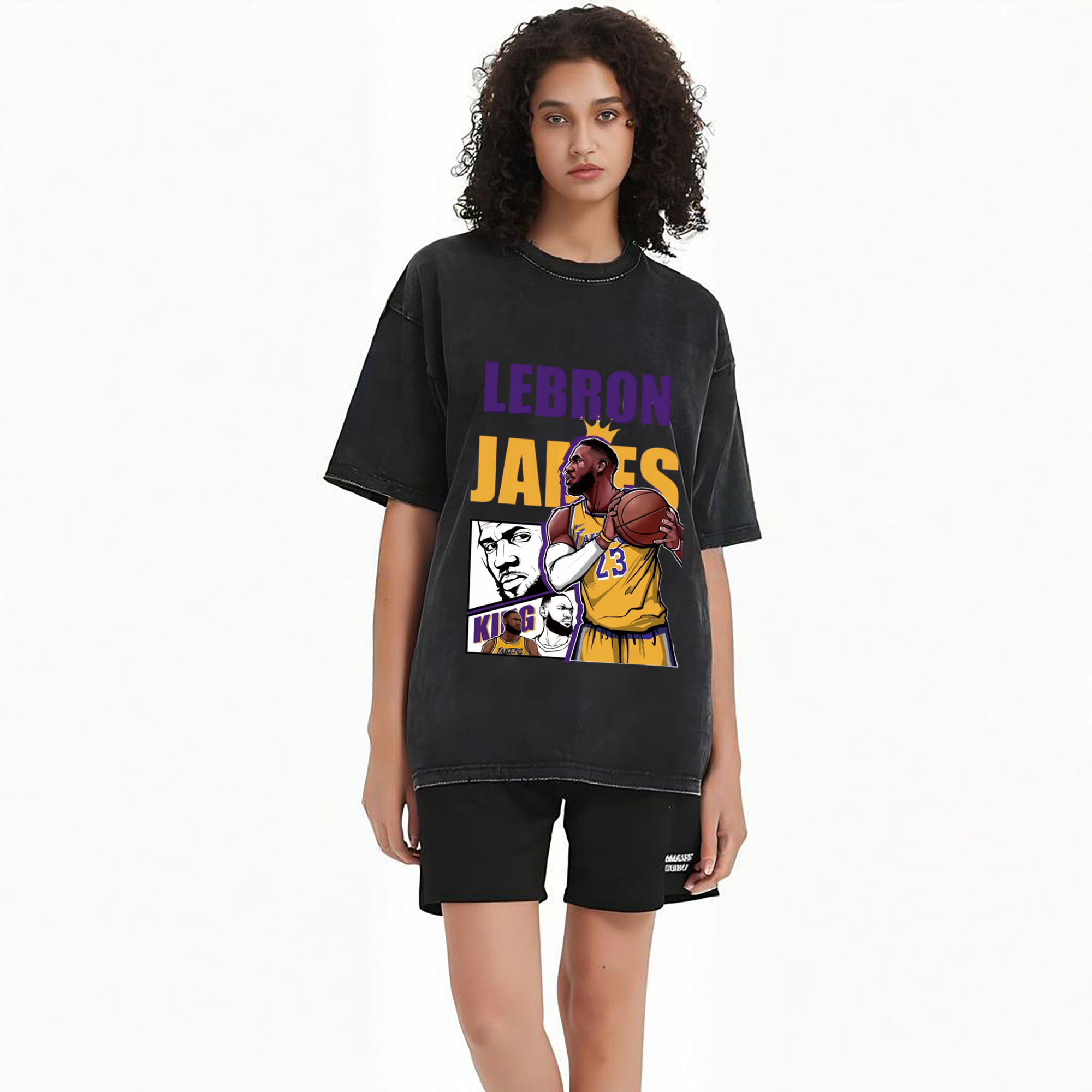 LeBron James king T‑Shirt
