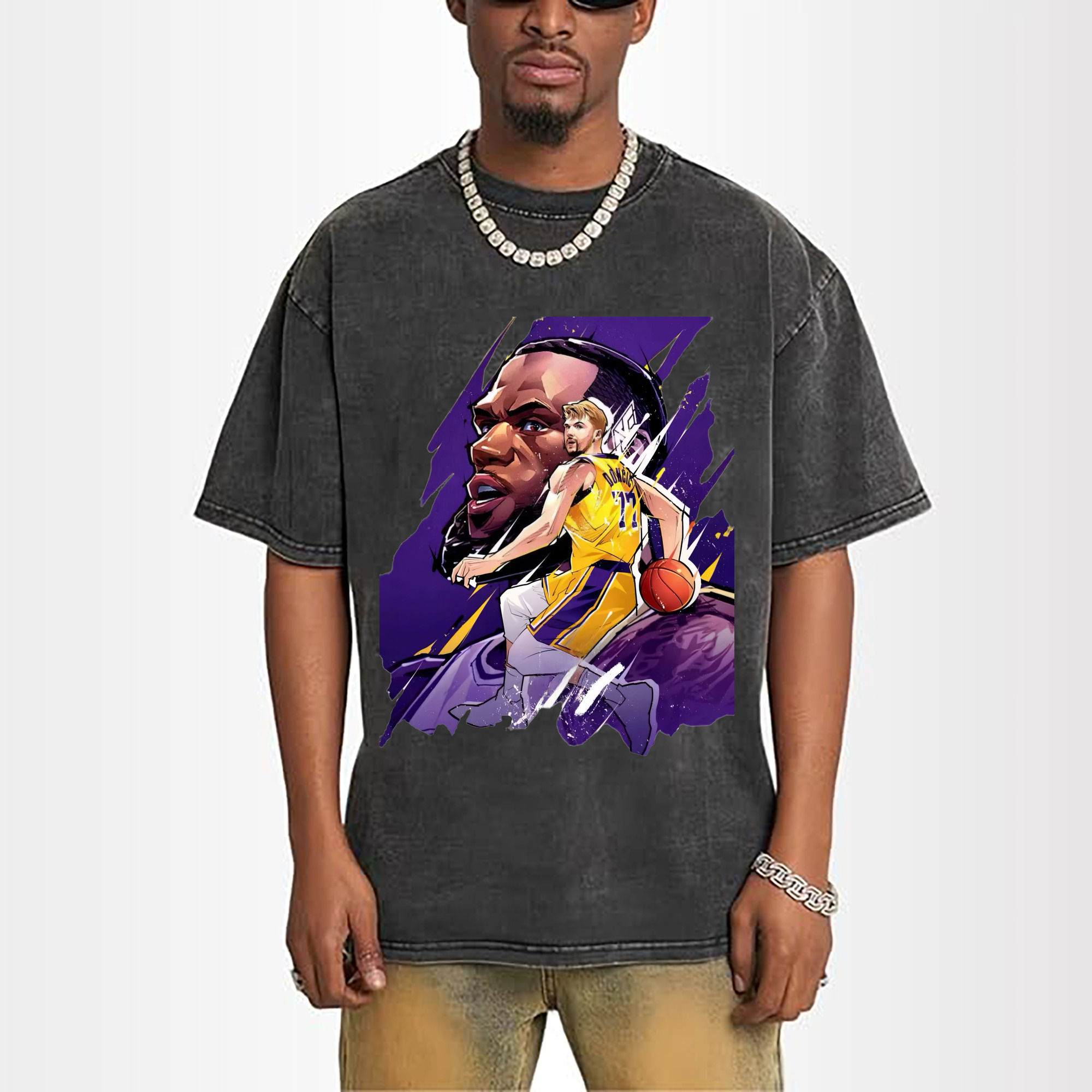 Luka & LeBron James Lakers Shirt