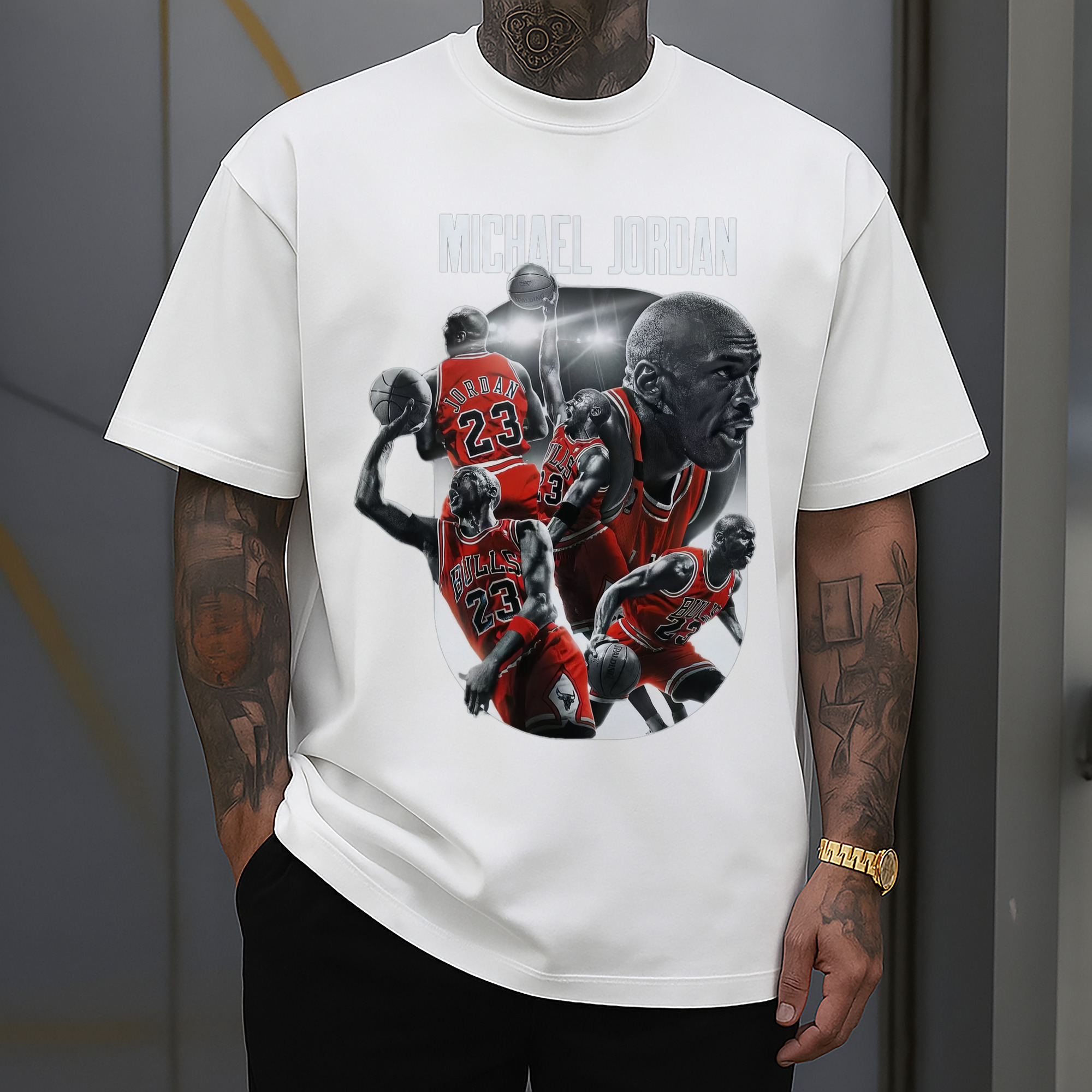 Michael Jordan Collage graphic T‑Shirt