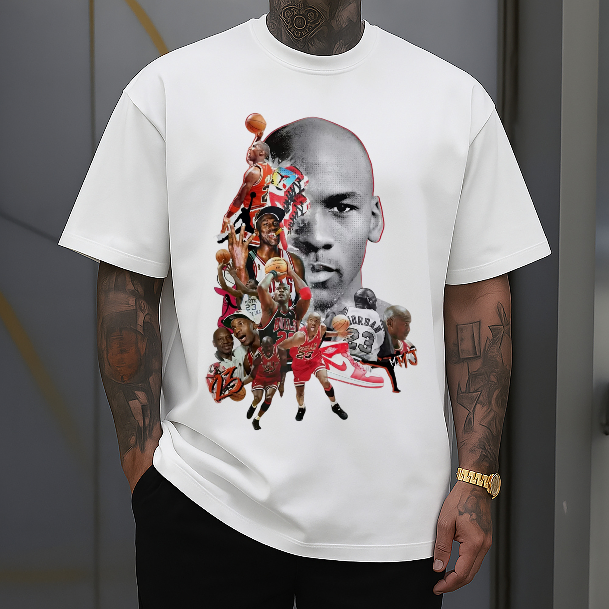 michael jordan graphic t shirt