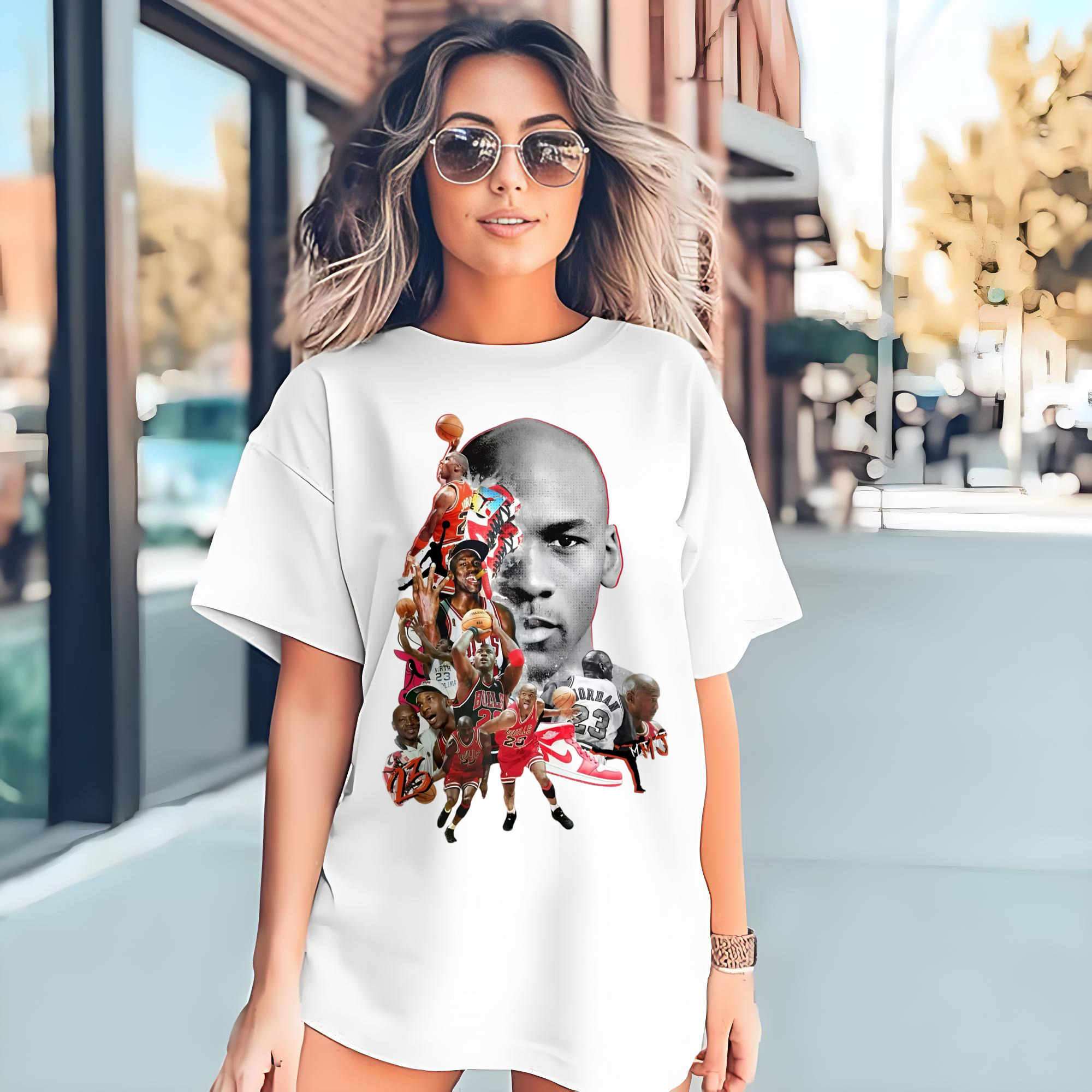 michael jordan graphic t shirt