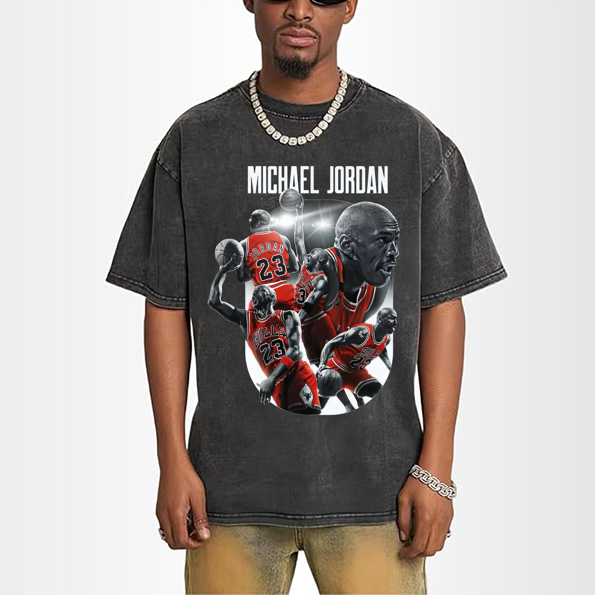 Michael Jordan Collage graphic T‑Shirt
