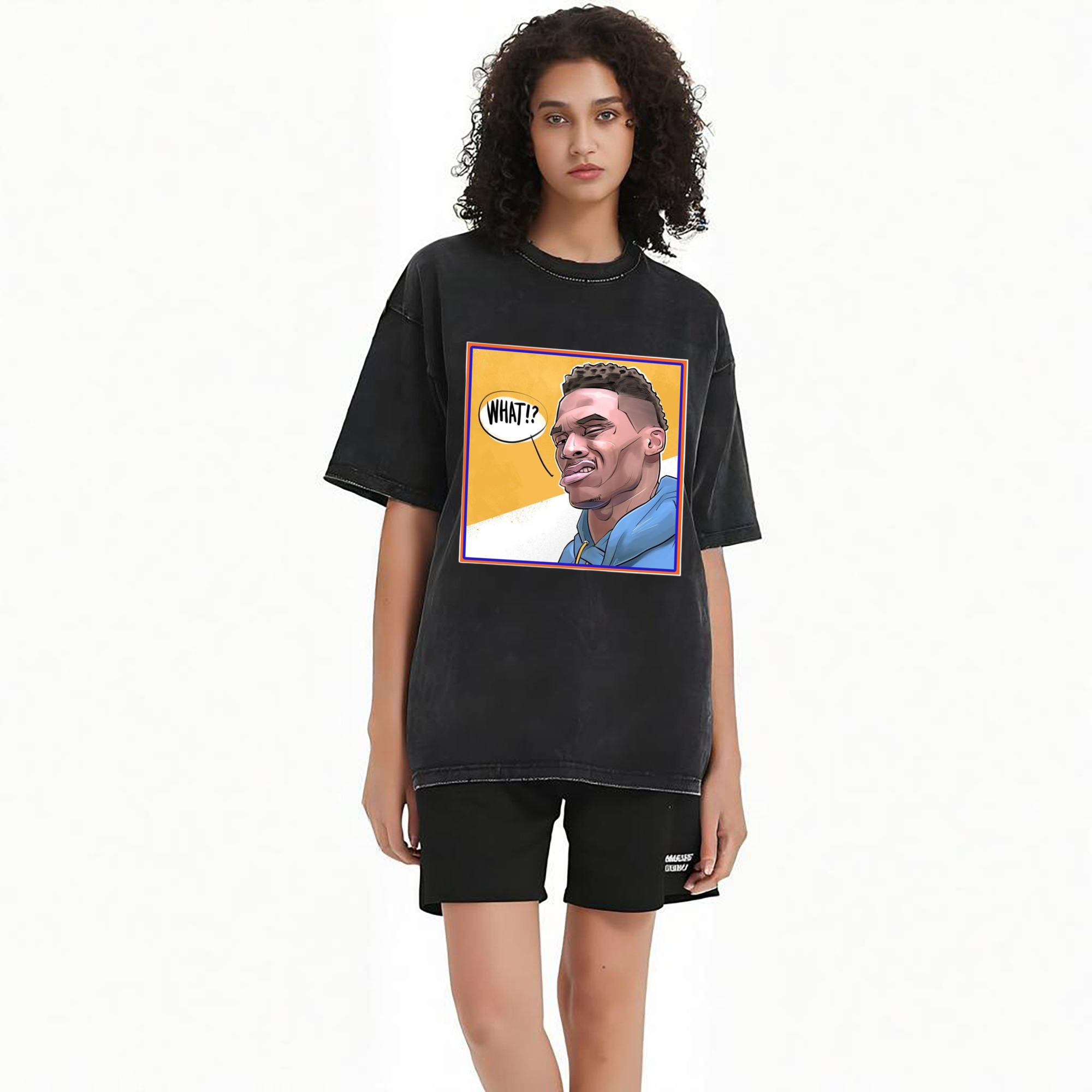 russell Westbrook Doubtful expression graphic T‑Shirt