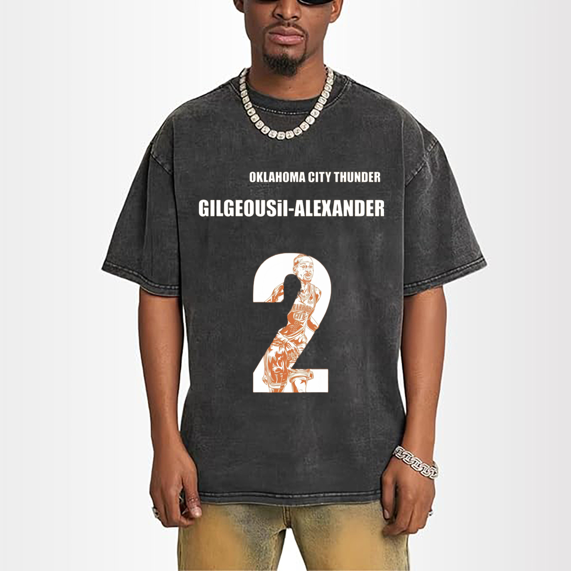 Shai Gilgeous-Alexander #2 graphic T‑Shirt