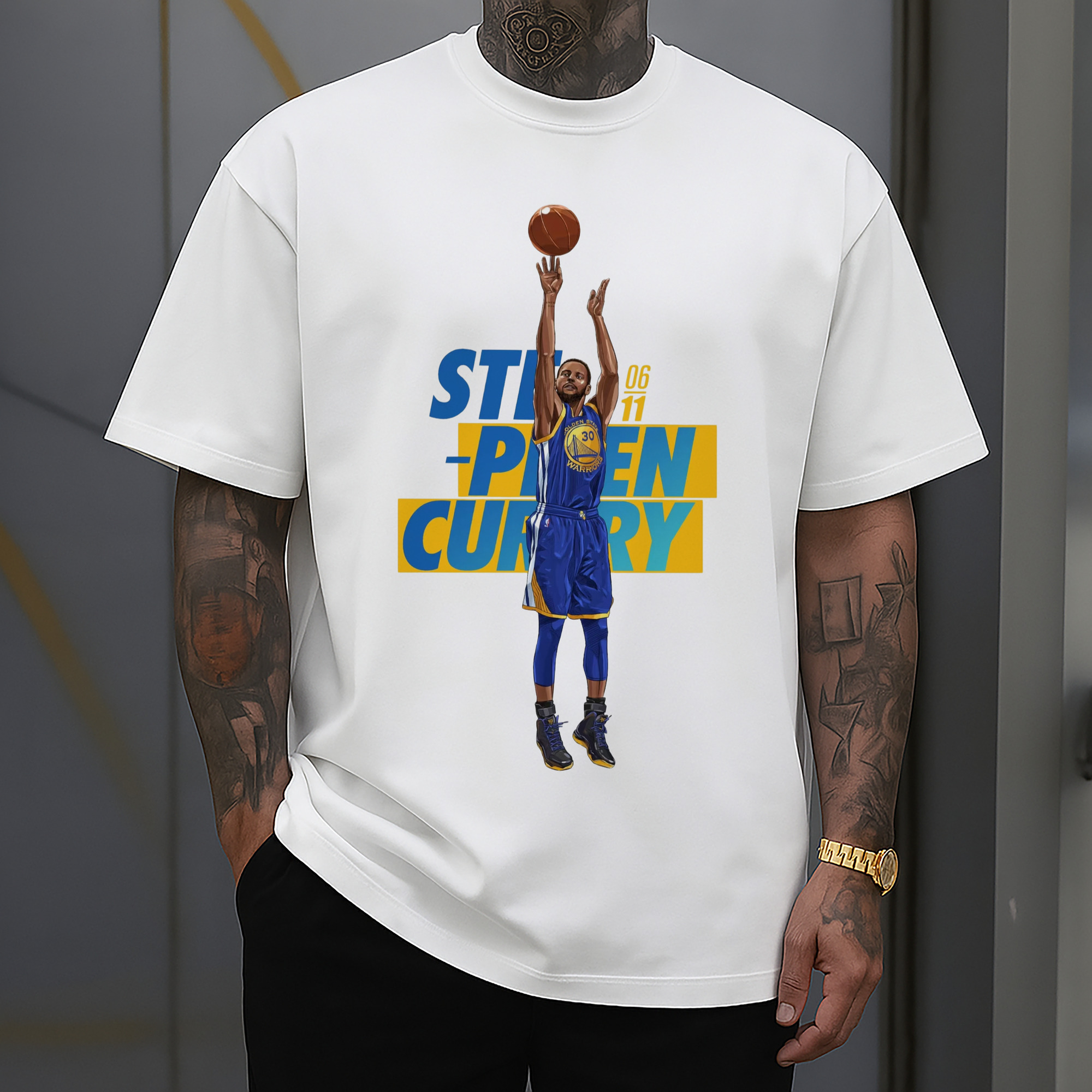 Stephen Curry 3 points to take action T-shirt